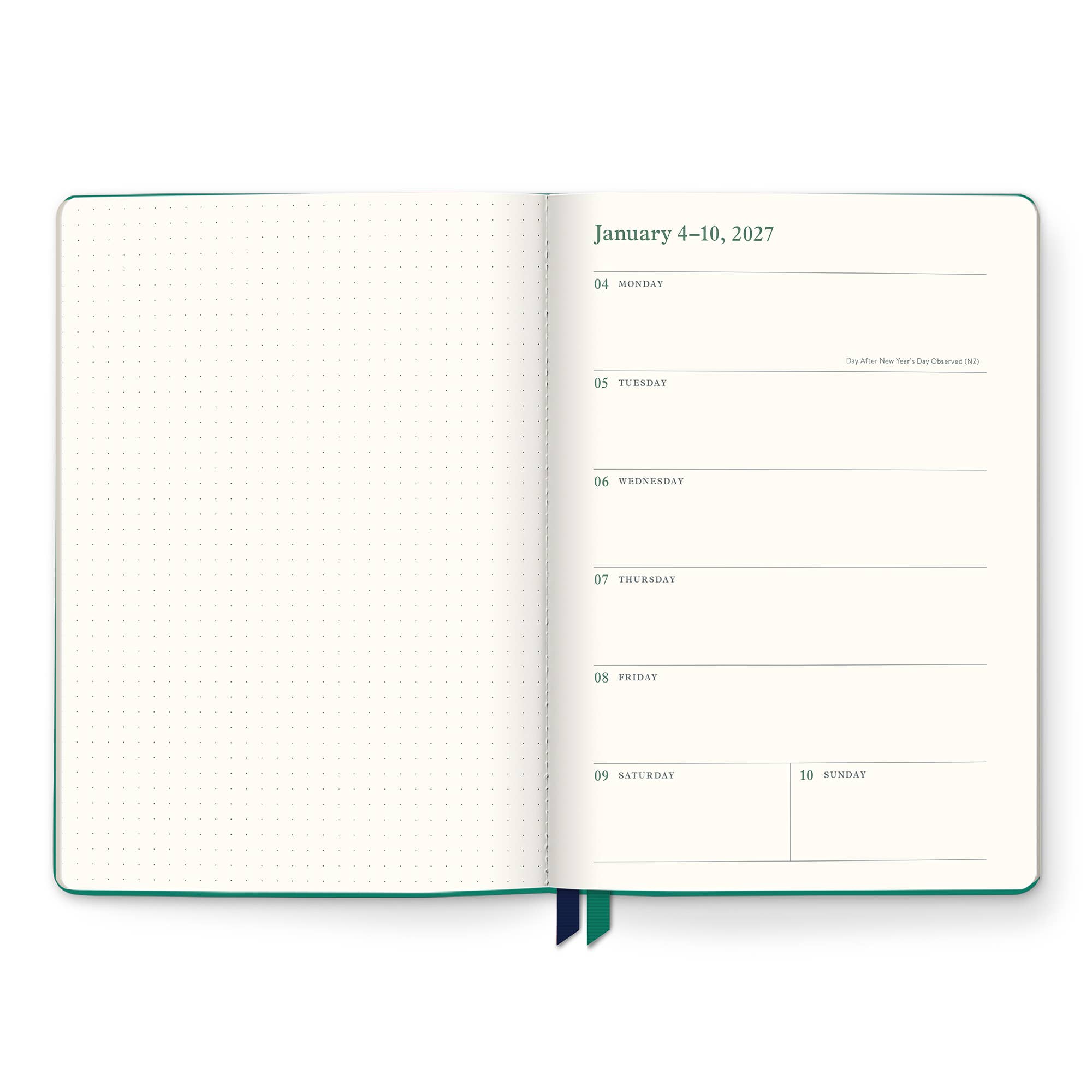2027 Cascading Plumes Clara Clothbound Planner