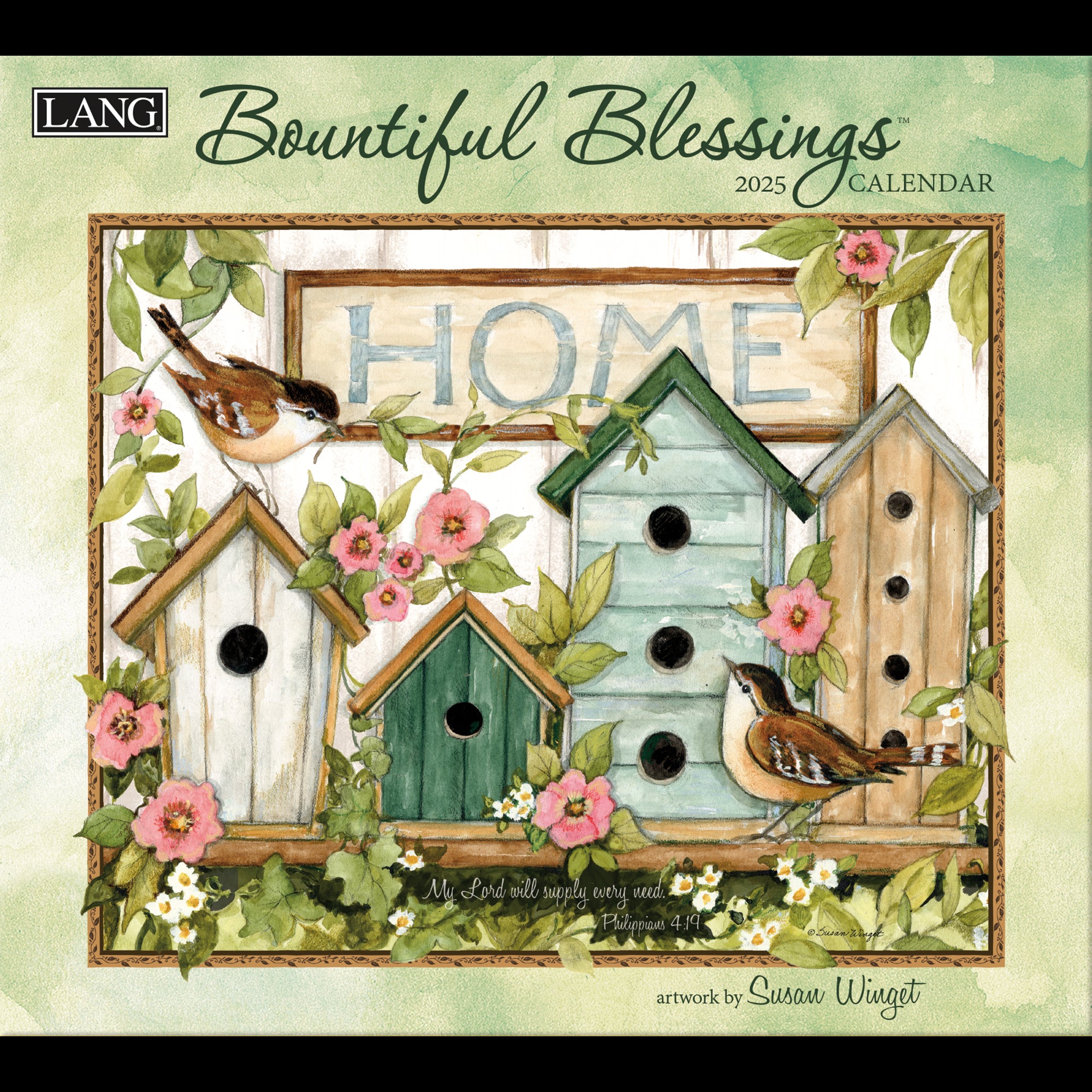 2025 Bountiful Blessings By Susan Winget - LANG Deluxe Wall Calendar