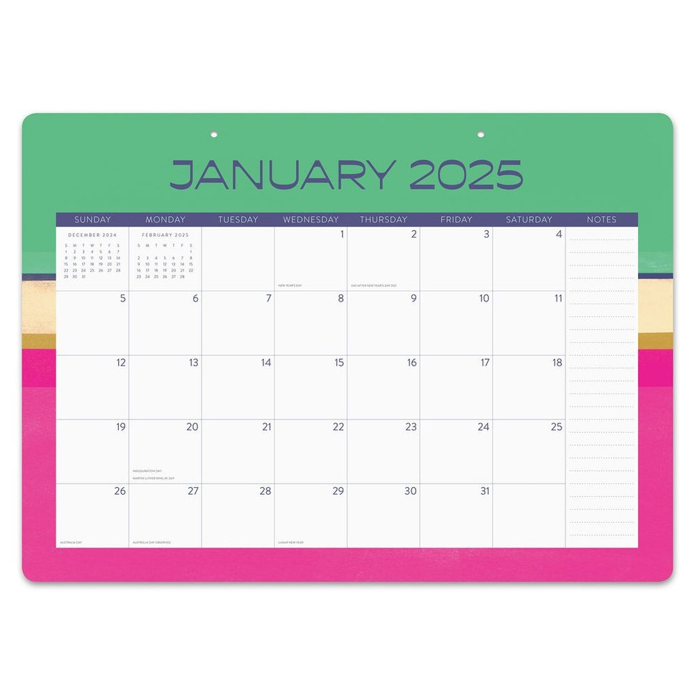 2025 Color Theory - Decorative Desk Blotter Calendar by Orange Circle Studio