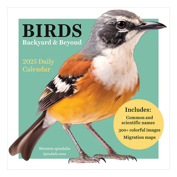 2025 Birds: Backyard & Beyond - Daily Boxed Page-A-Day Calendar