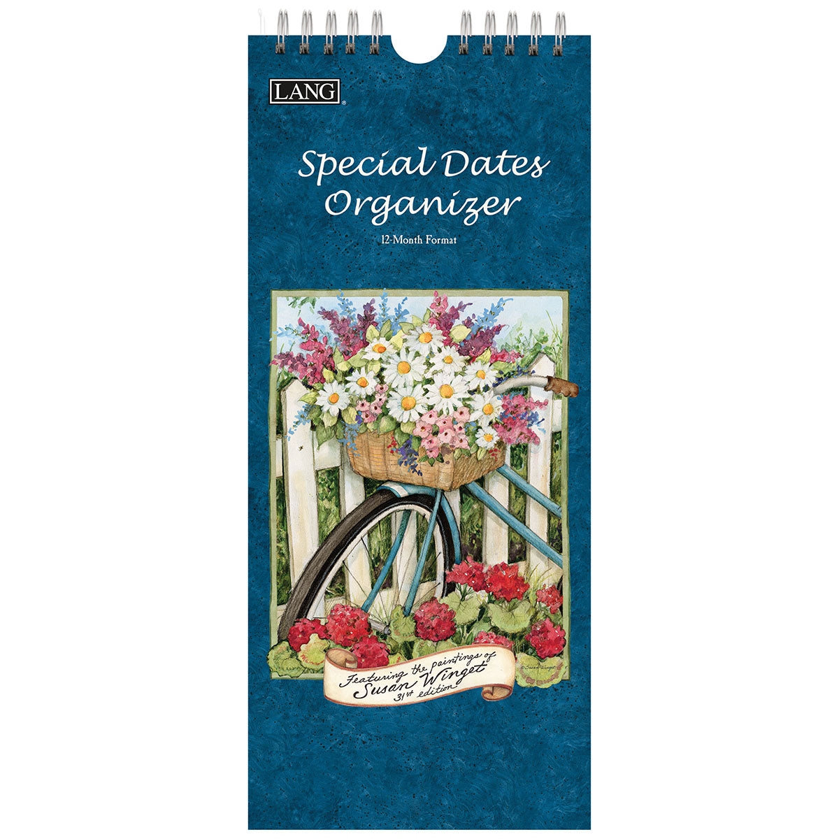 Heart & Home Special Date Organizer - LANG Perpetual Slim Wall Calendar
