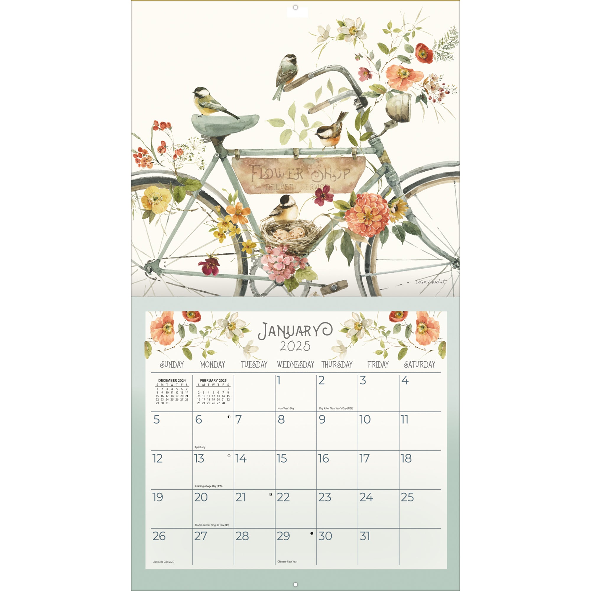 2025 Beautiful Ride - LANG Deluxe Wall Calendar