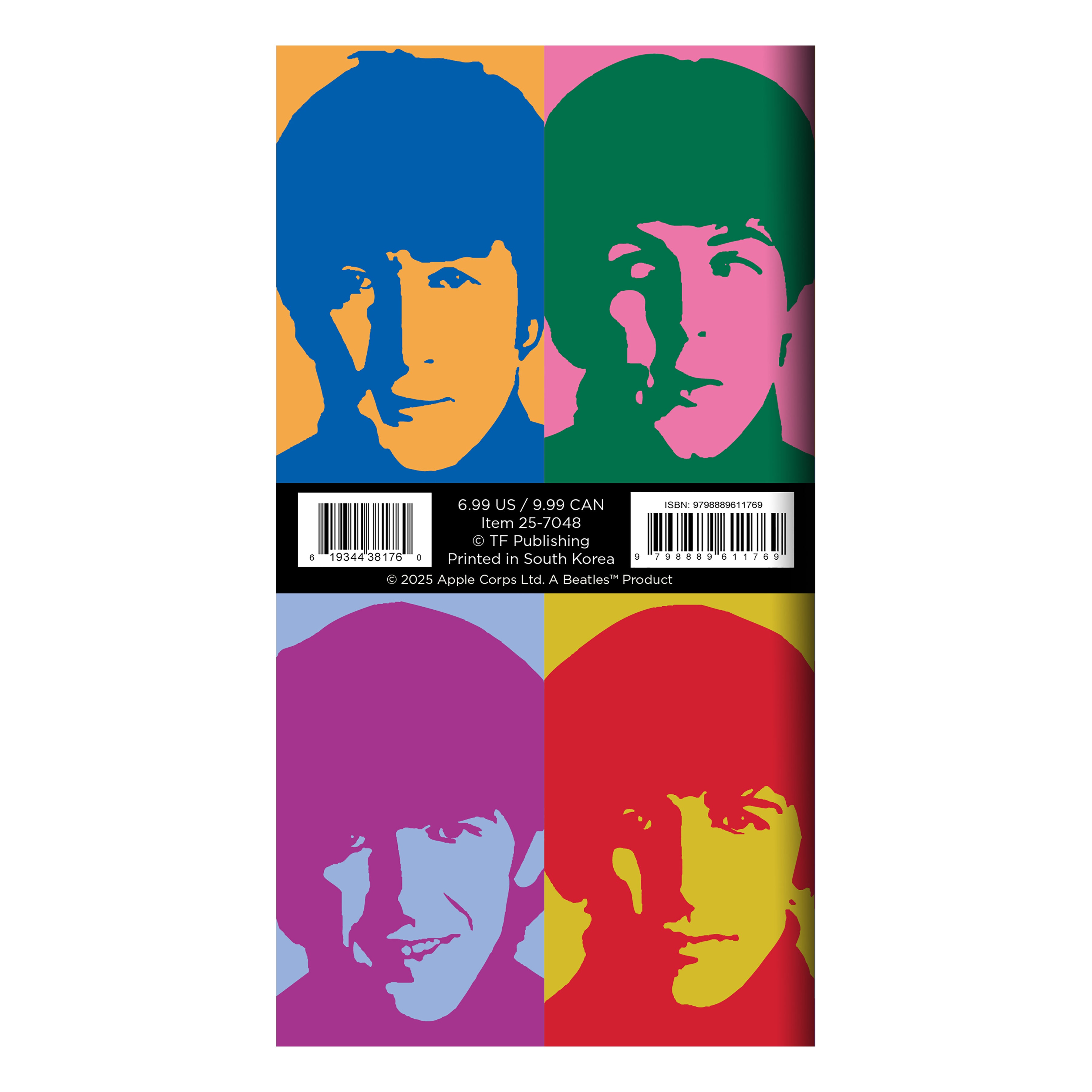 2025-2026 The Beatles - Small Monthly Pocket Diary/Planner