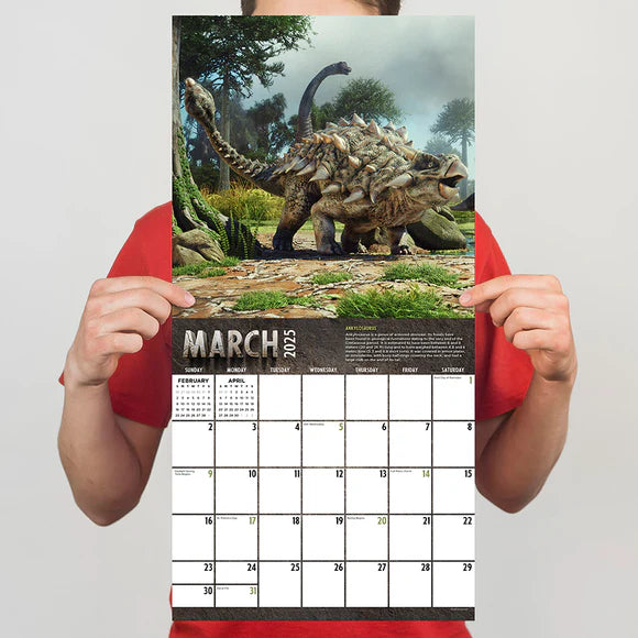 2025 Dinosaurs - Square Wall Calendar