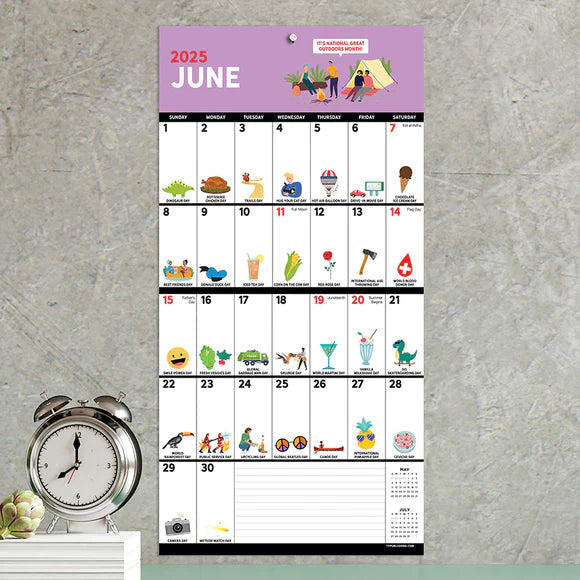 2025 Every Day's A Holiday - Mini Wall Calendar