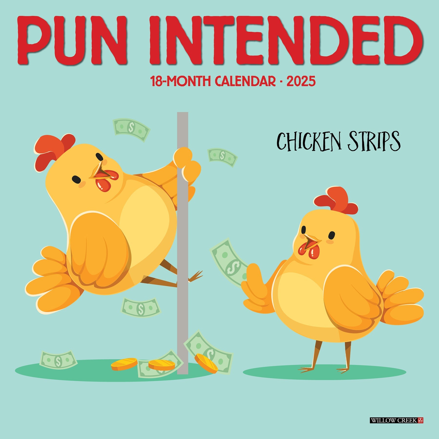 2025 Pun Intended - Mini Wall Calendar