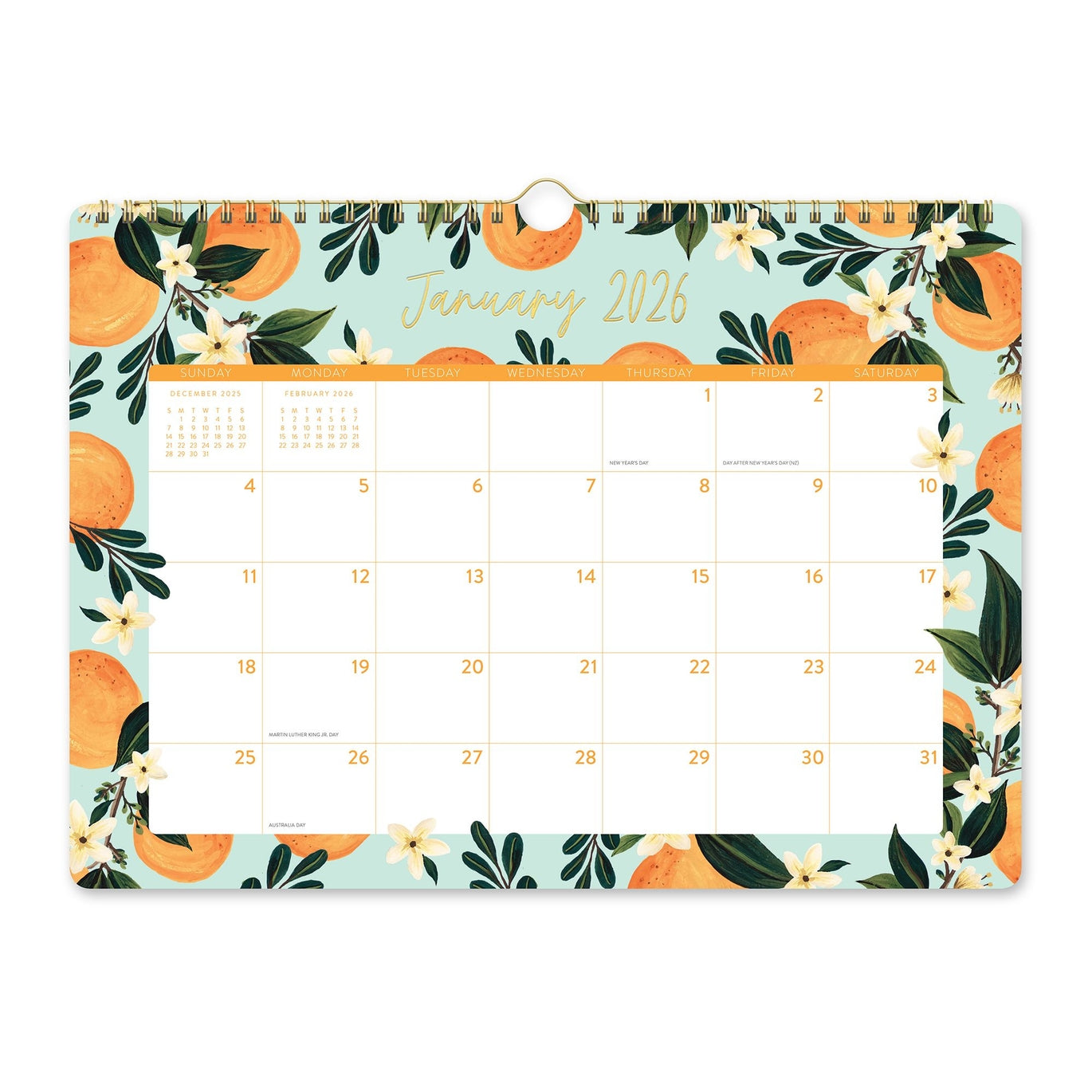2026 Fruit & Flora - Deluxe Wall Calendar