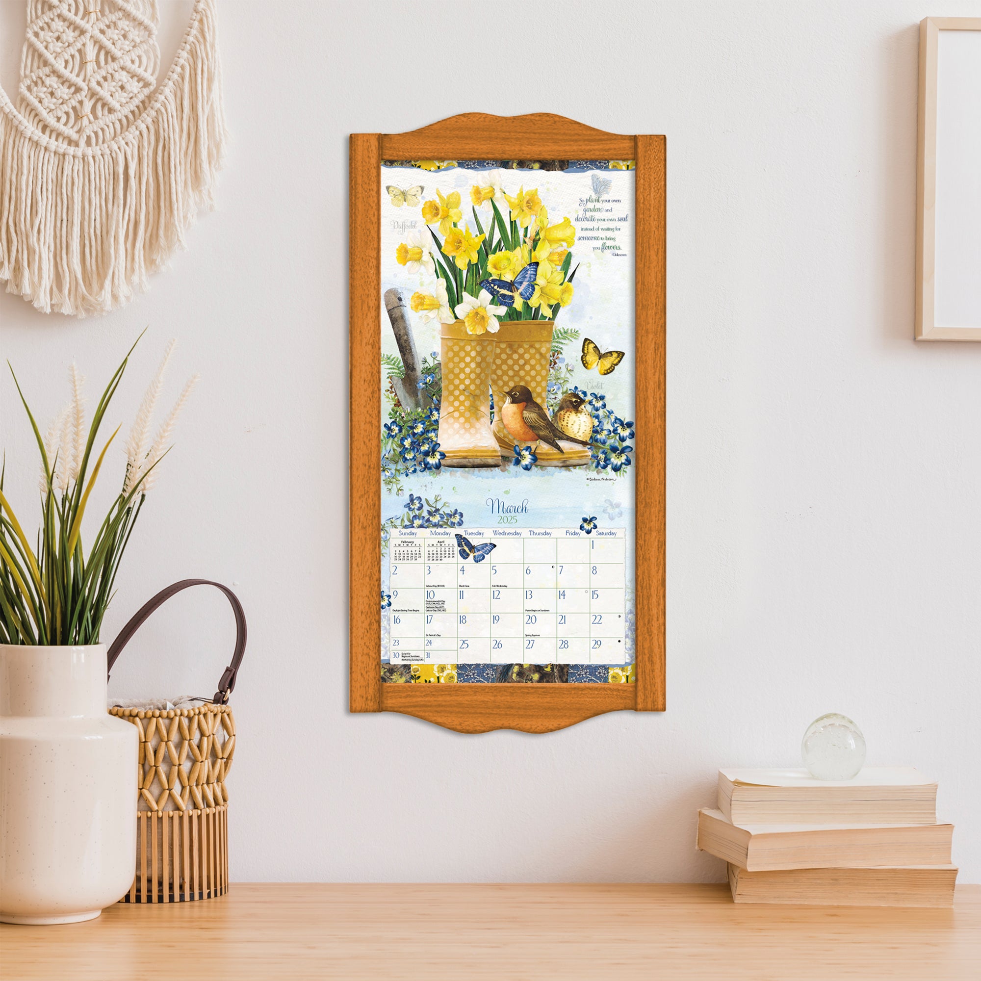 2025 Garden Botanicals - LANG Slim Wall Calendar