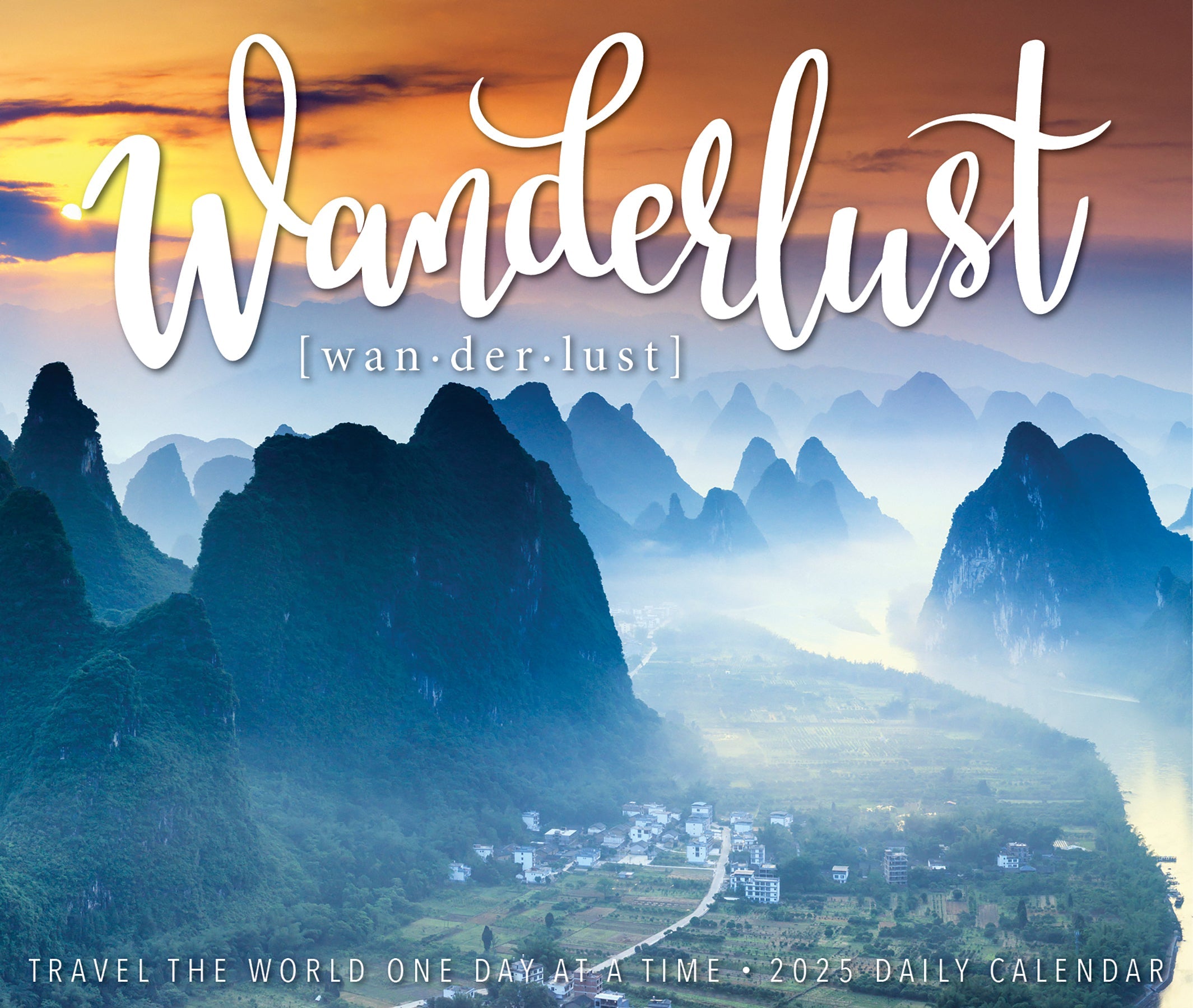 2025 Wanderlust - Daily Boxed Page-A-Day Calendar