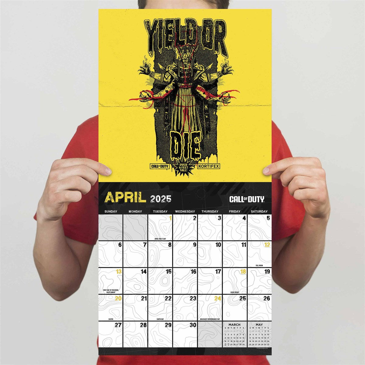 2025 Call of Duty - Square Wall Calendar