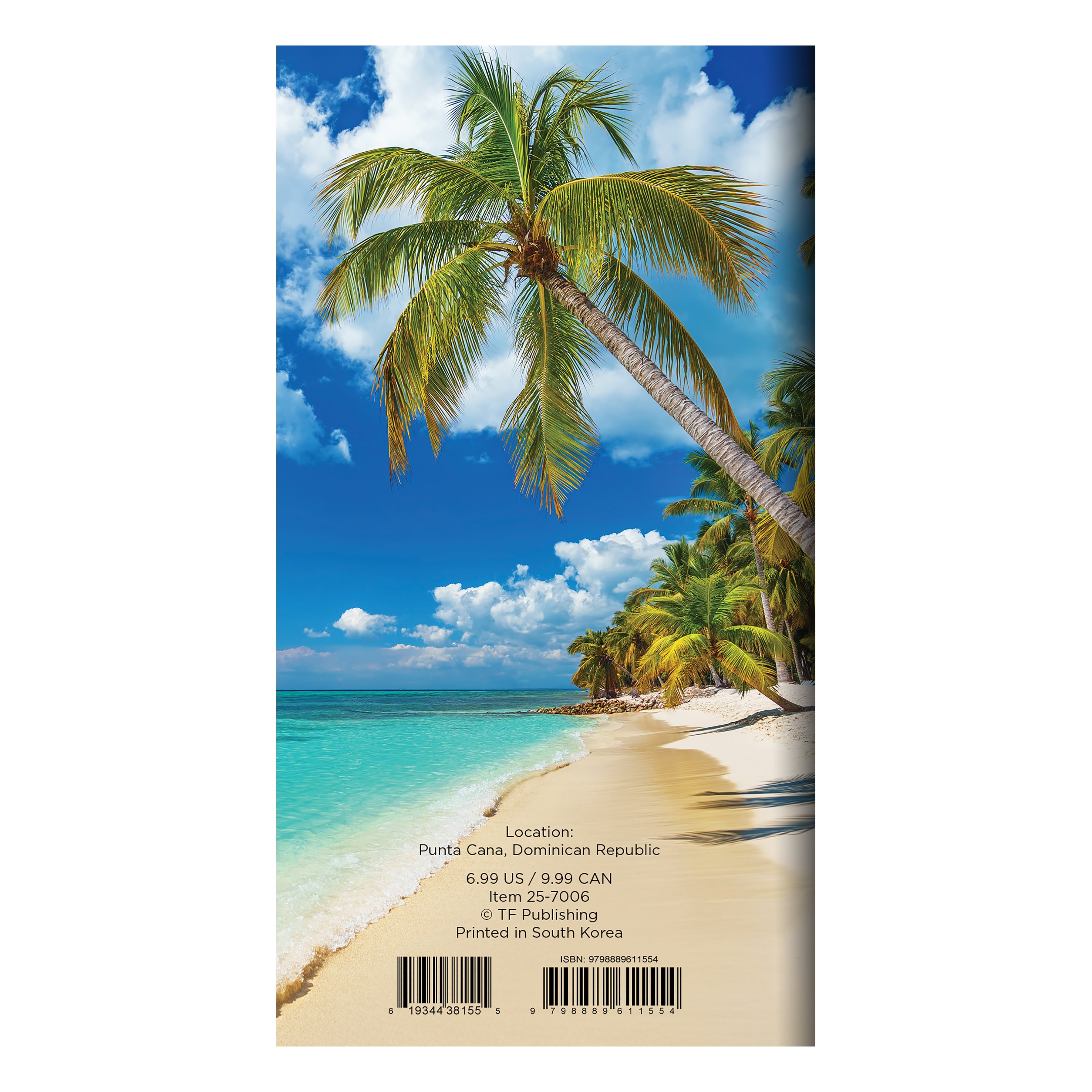 2025-2026 Beaches - Small Monthly Pocket Diary/Planner