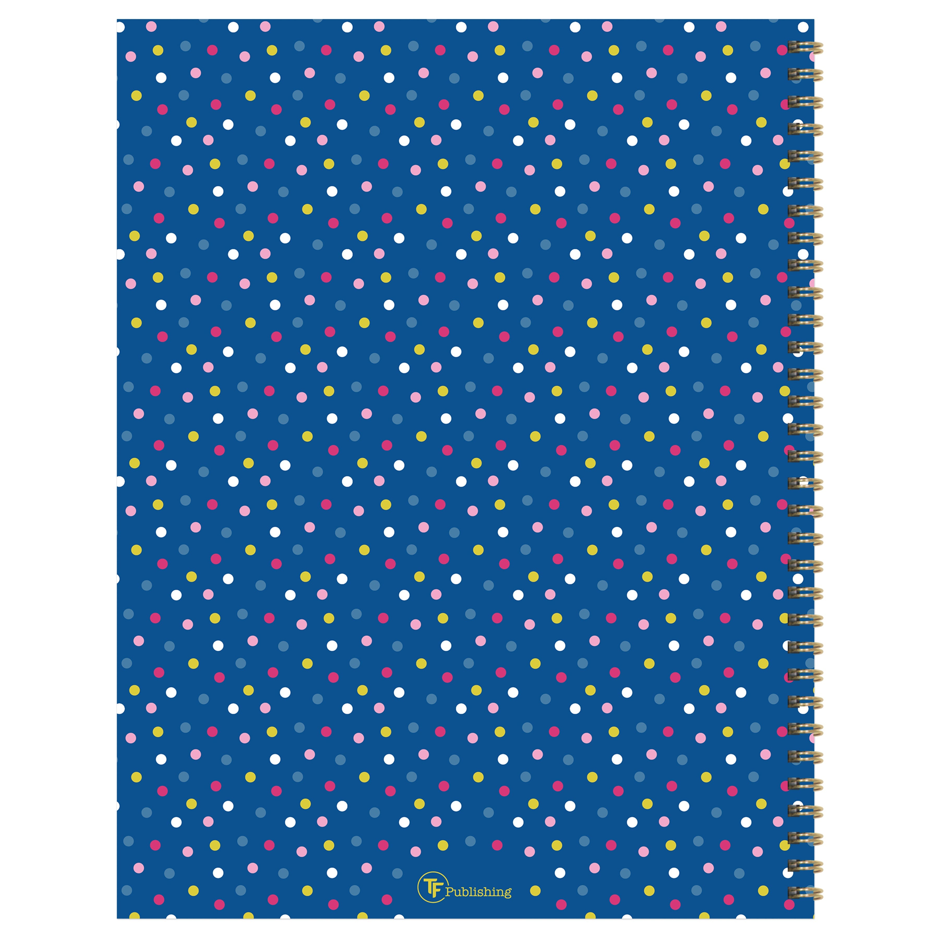 2025 Cobalt Dots - Large Monthly & Weekly Diary/Planner