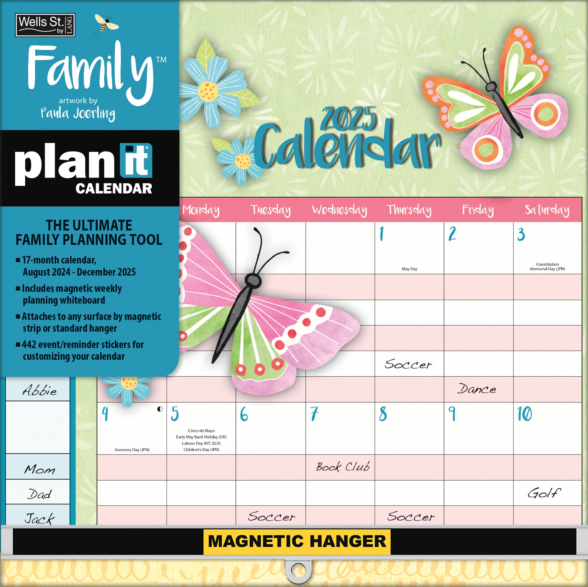 2025 Family - LANG Plant It Square Wall Calendar