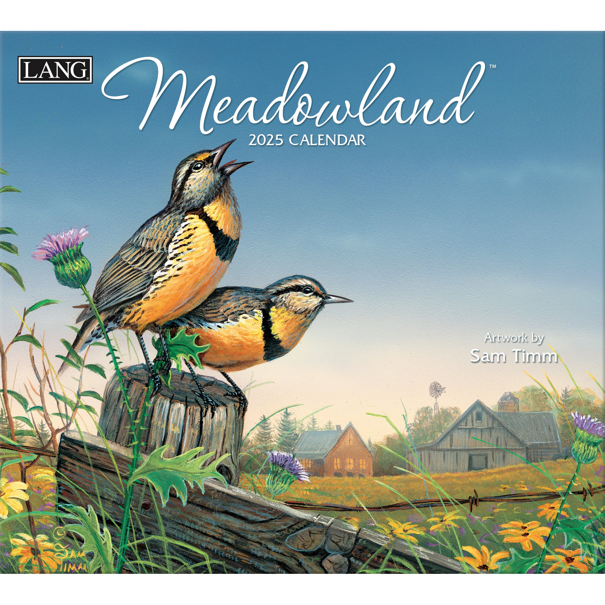 2025 Meadowland By Sam Timm - LANG Deluxe Wall Calendar
