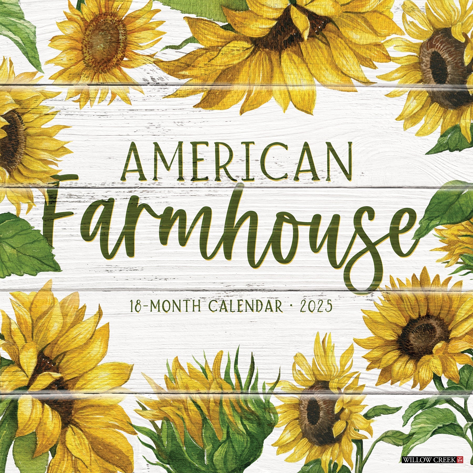 2025 American Farmhouse - Square Wall Calendar