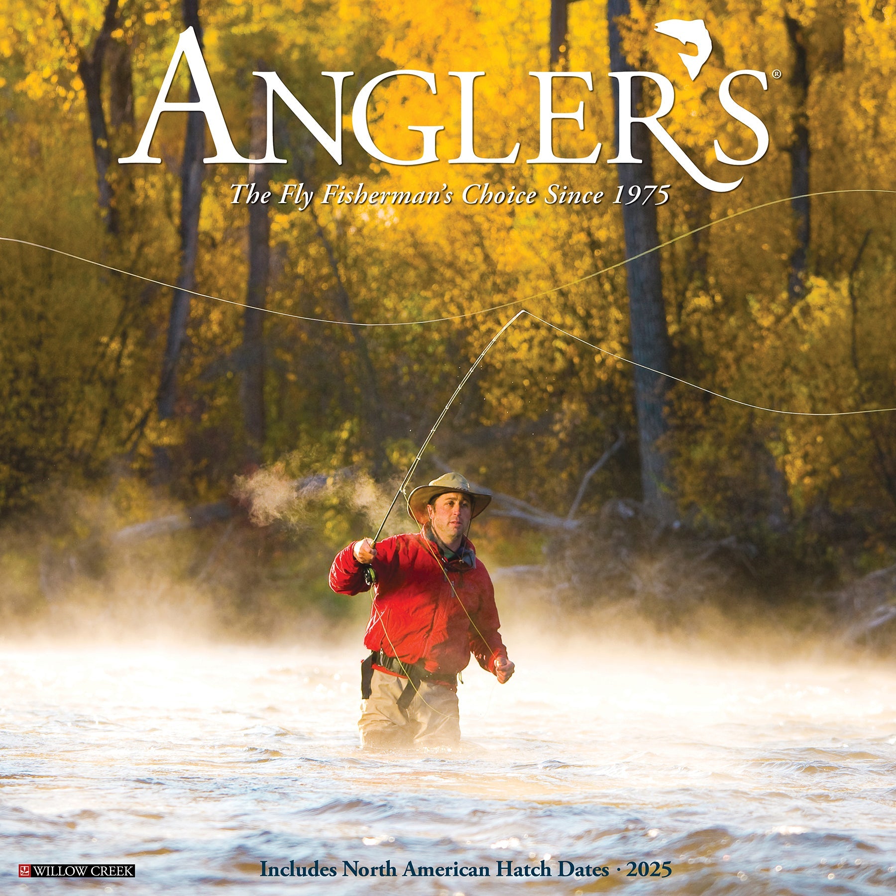 2025 Angler's - Square Wall Calendar