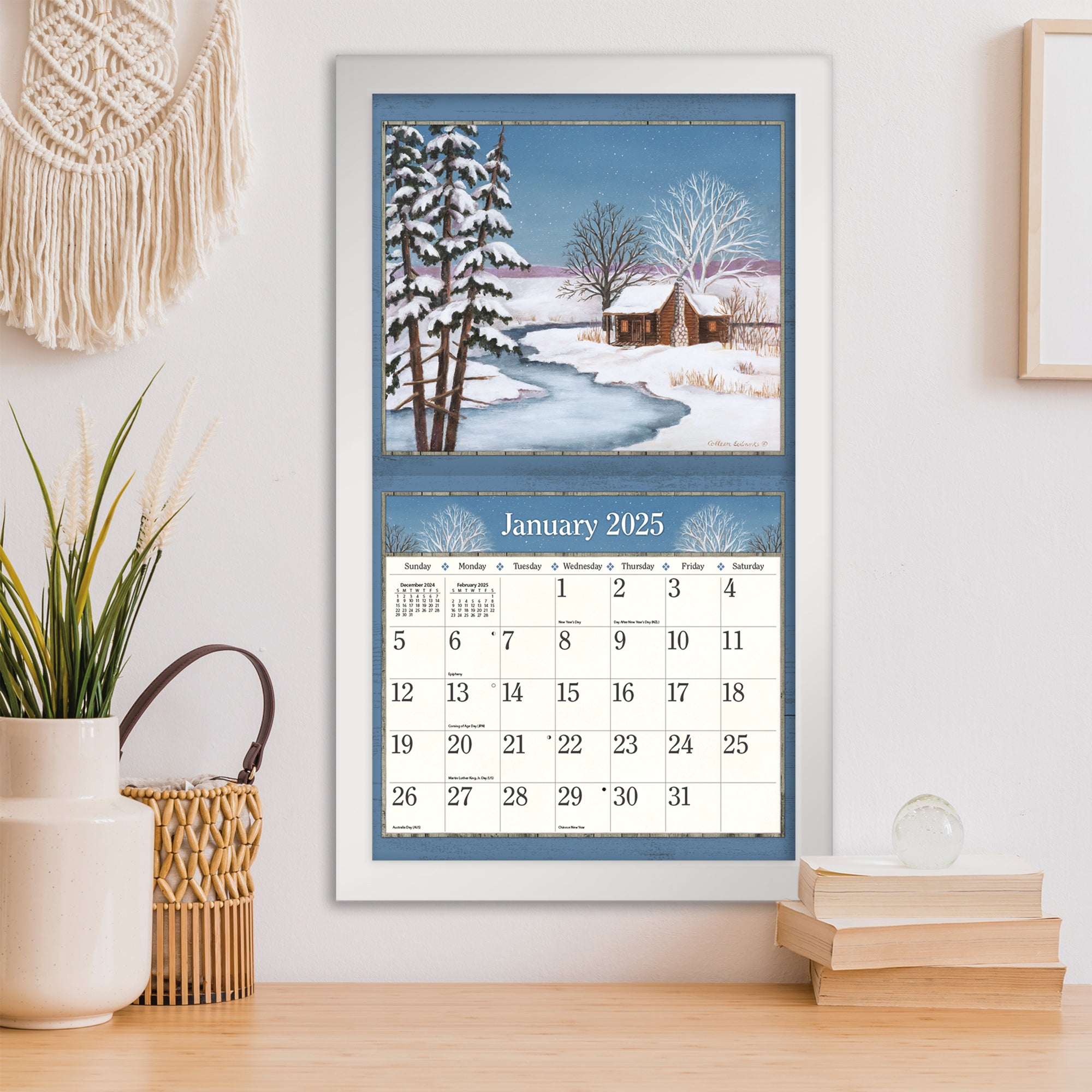 2025 Country Living By Colleen Eubanks - LANG Deluxe Wall Calendar