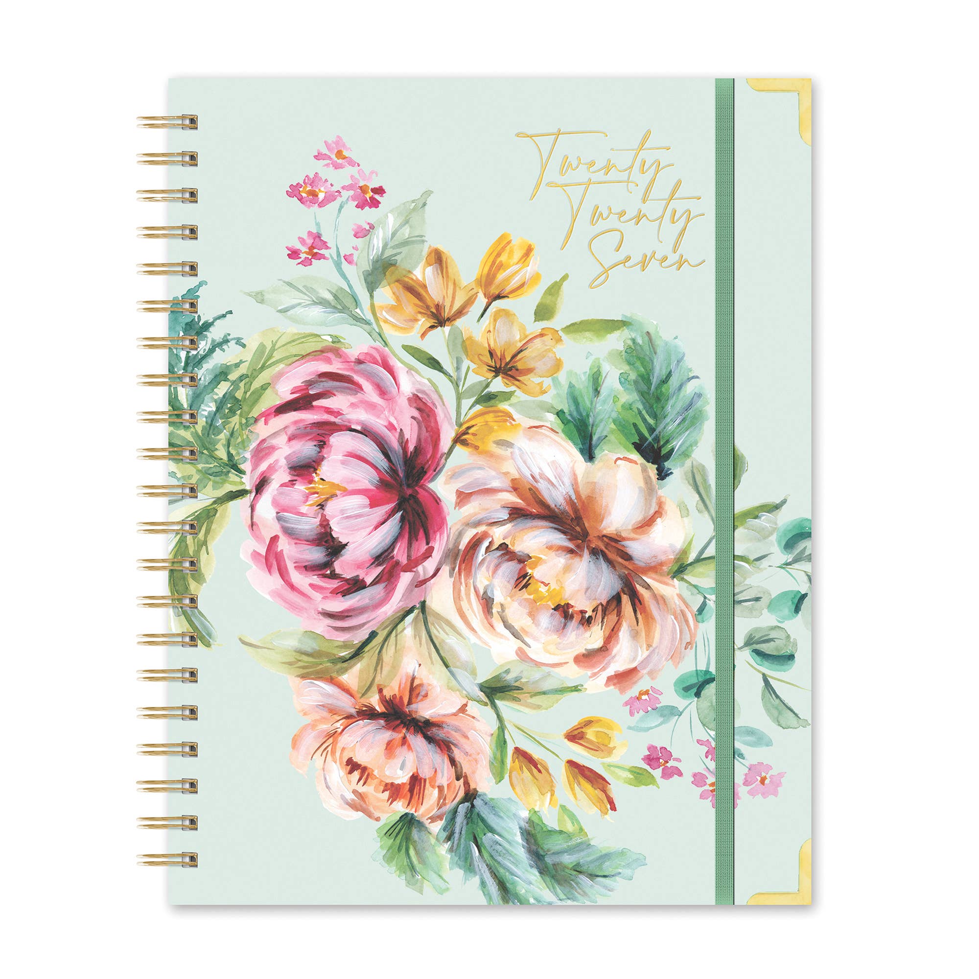 2027 Bella Flora Deluxe Extra-Large Spiral Planner