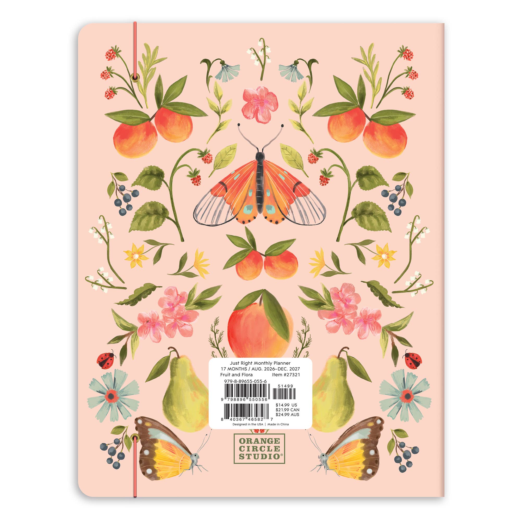 2027 Fruit & Flora Just Right Monthly Planner