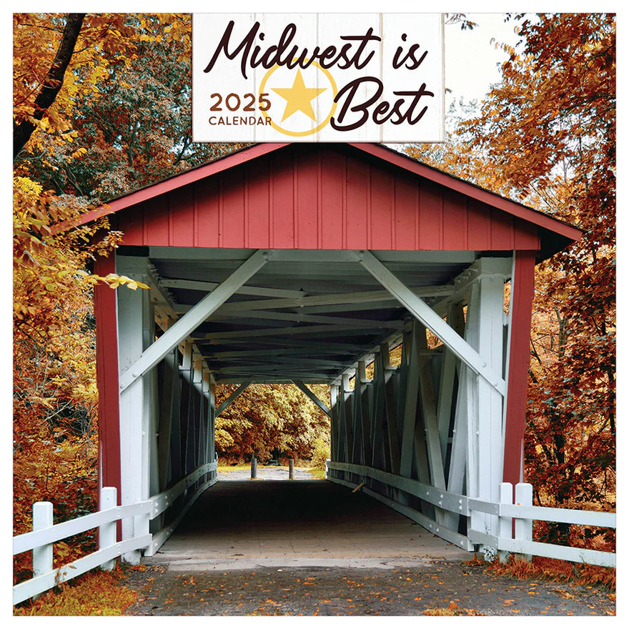 2025 Midwest Is Best - Square Wall Calendar