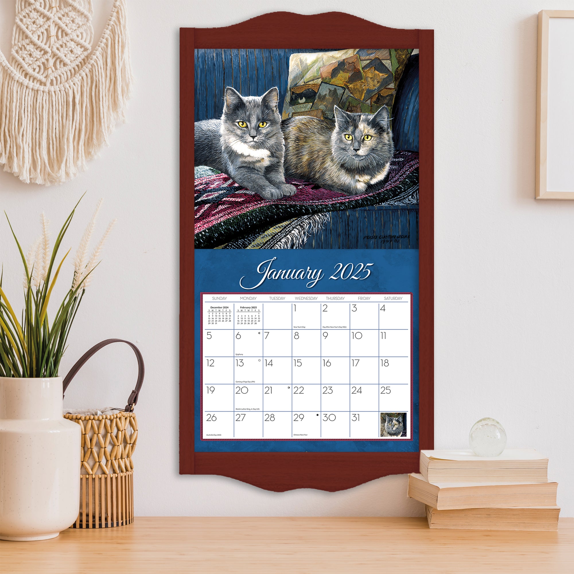 2025 Love Of Cats By Persis Clayton Weirs - LANG Deluxe Wall Calendar