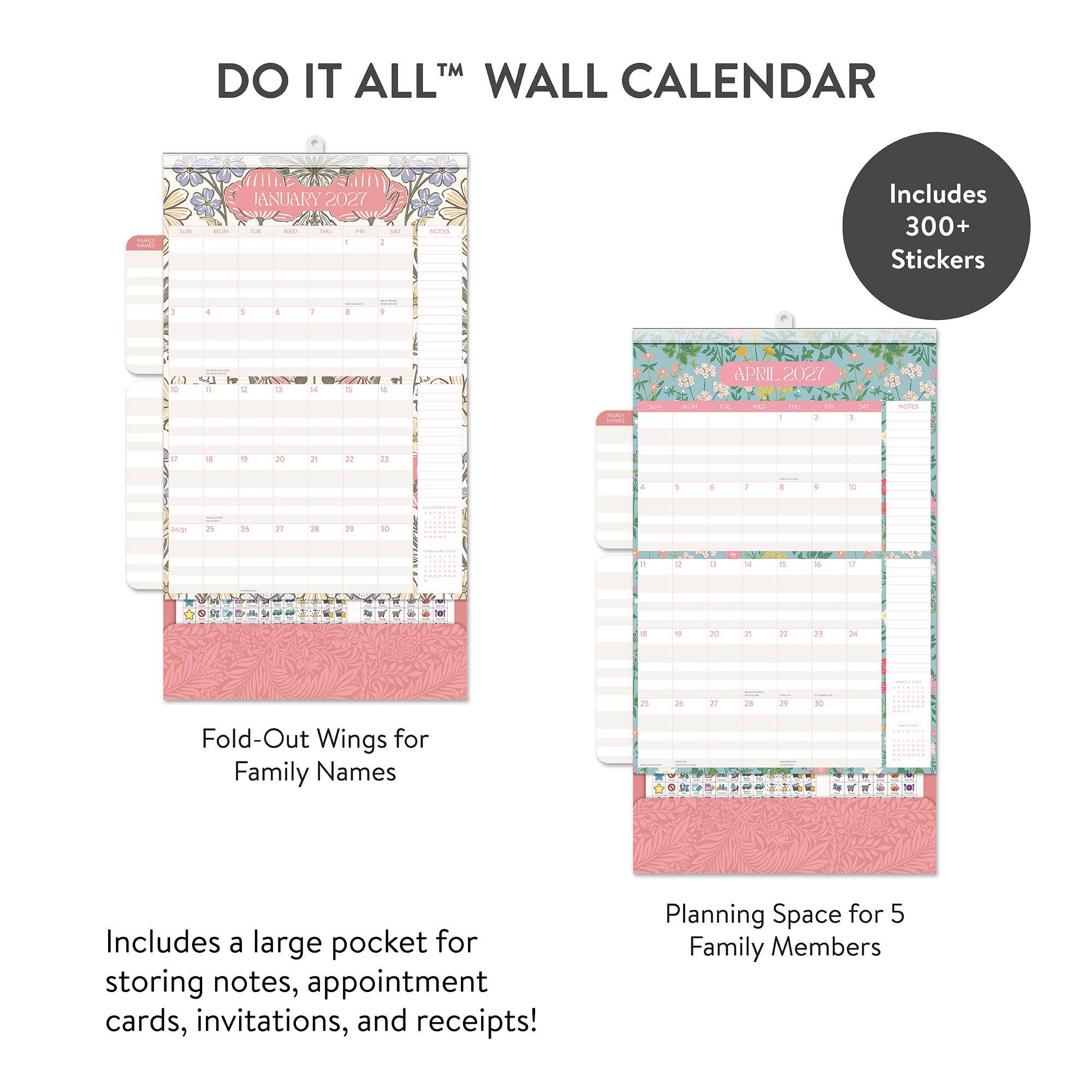 2027 Age of Romance Do It All™ Wall Calendar