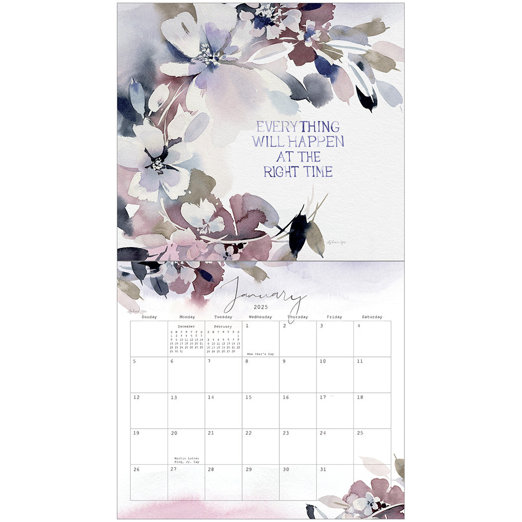 2025 Gratitude - Legacy Deluxe Wall Calendar