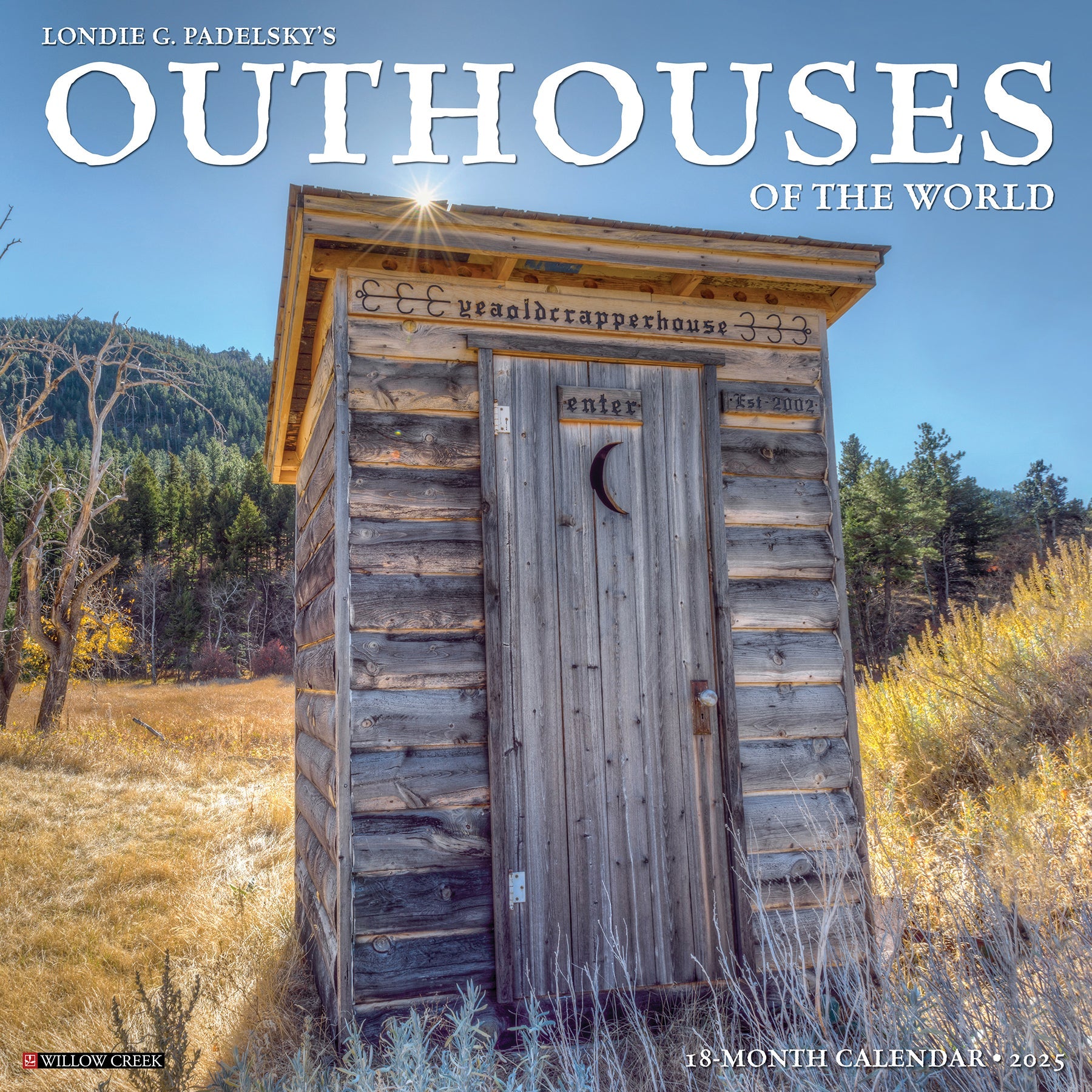 2025 Outhouses - Square Wall Calendar