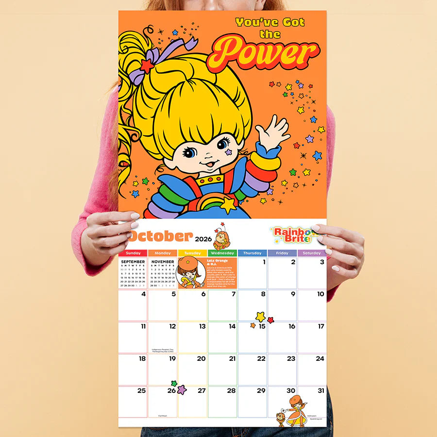 2026 Rainbow Brite - Square Wall Calendar