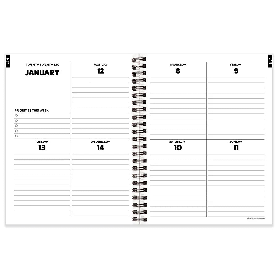 2026 Airstream - Medium Monthly & Weekly Pocket Diary/Planner