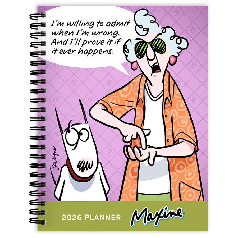 2026 Maxine - Medium Monthly & Weekly Pocket Diary/Planner