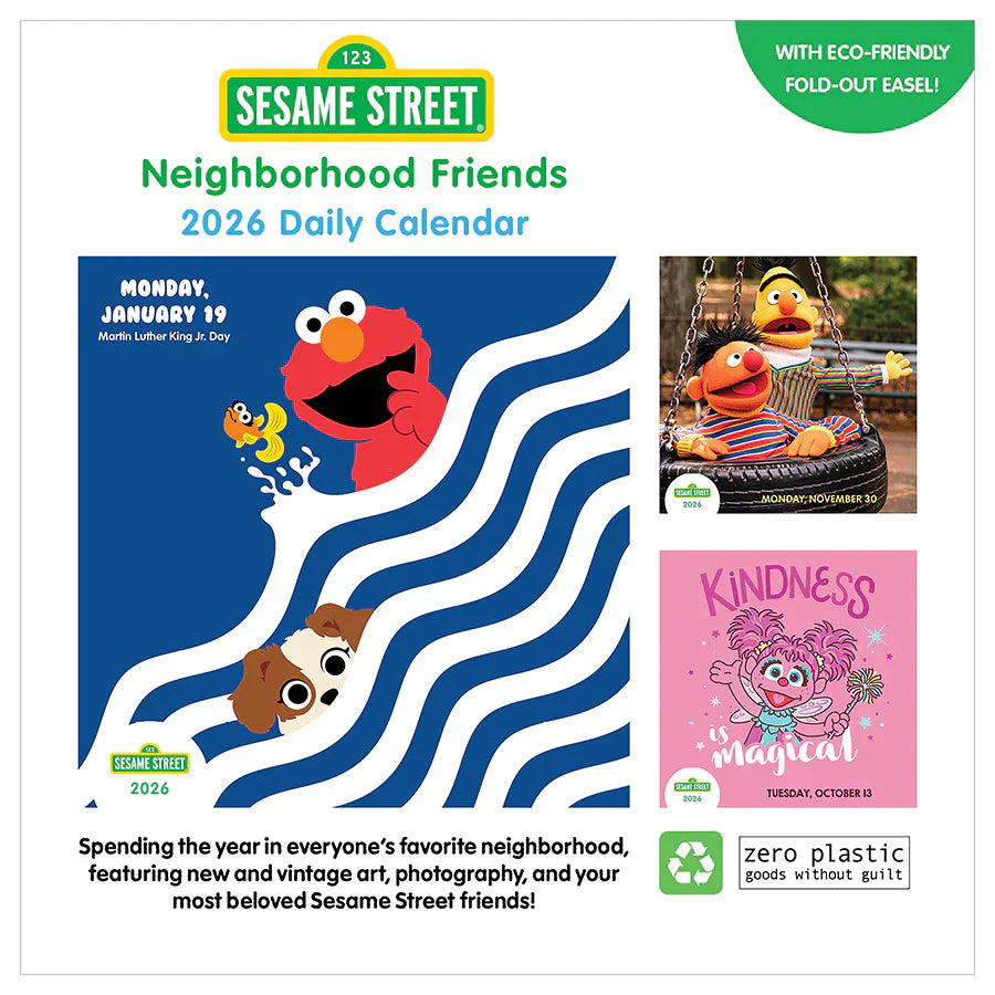 2026 Sesame Street - Daily Boxed Page-A-Day Calendar