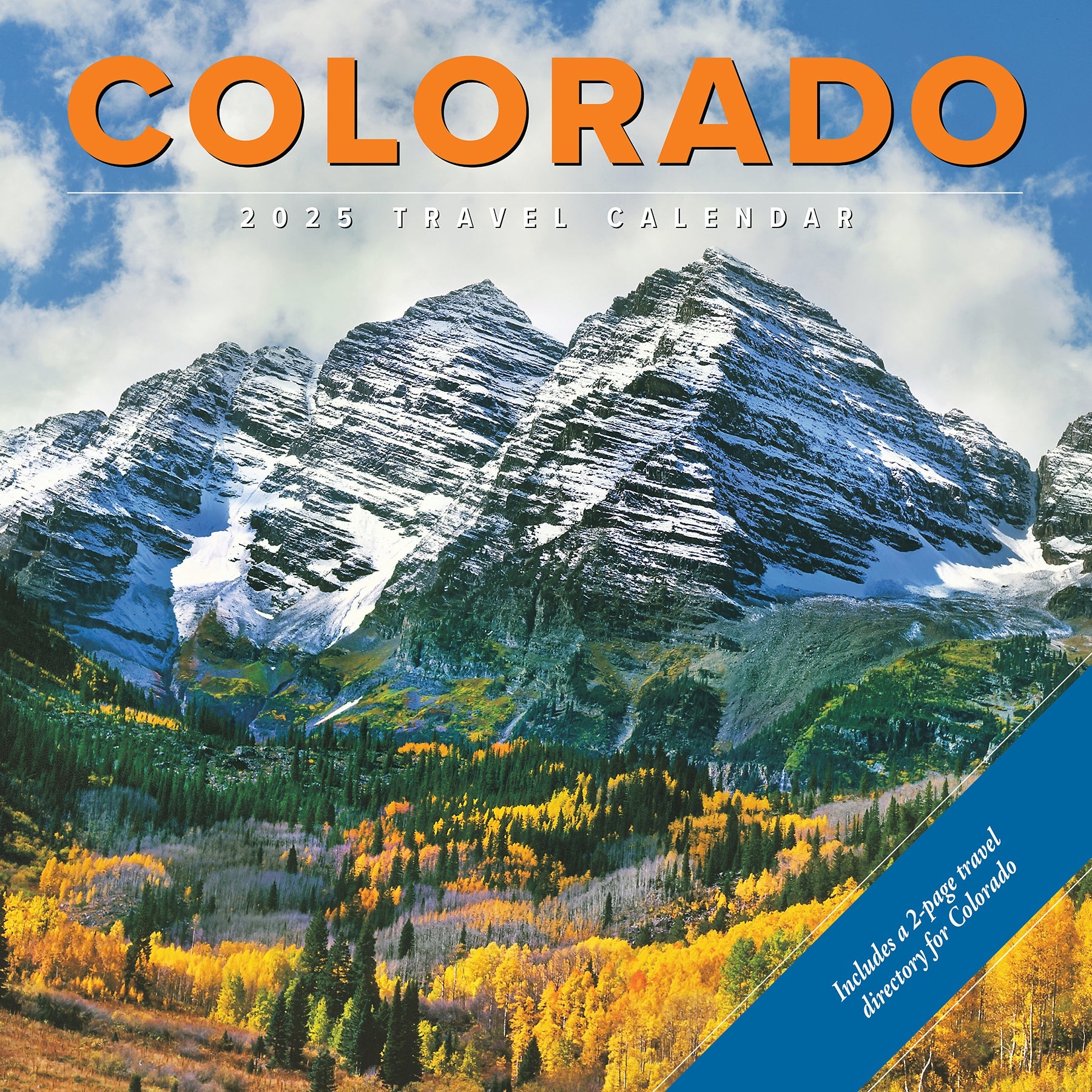 2025 Colorado - Square Wall Calendar