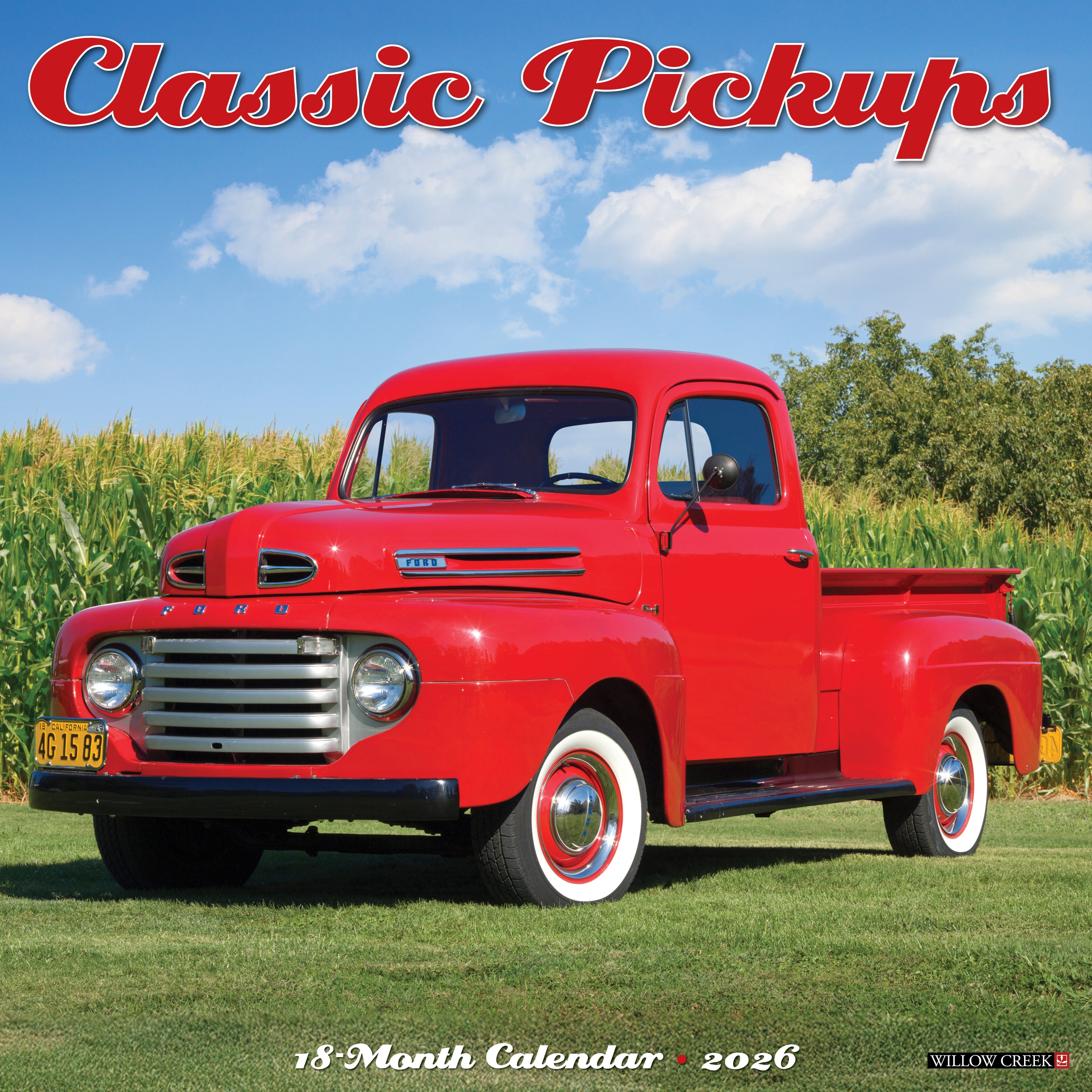 2026 Classic Pickups - Square Wall Calendar