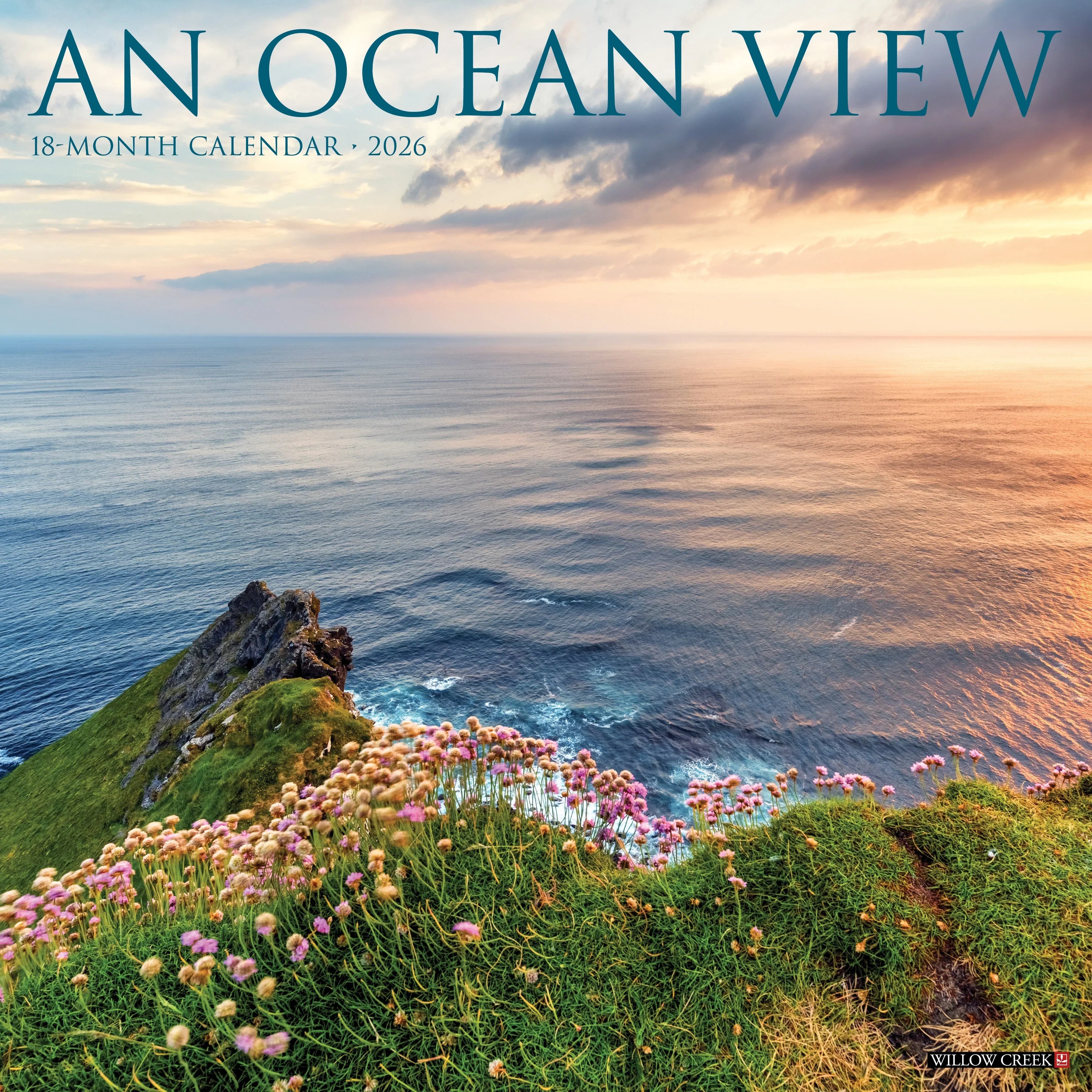 2026 Ocean View - Square Wall Calendar