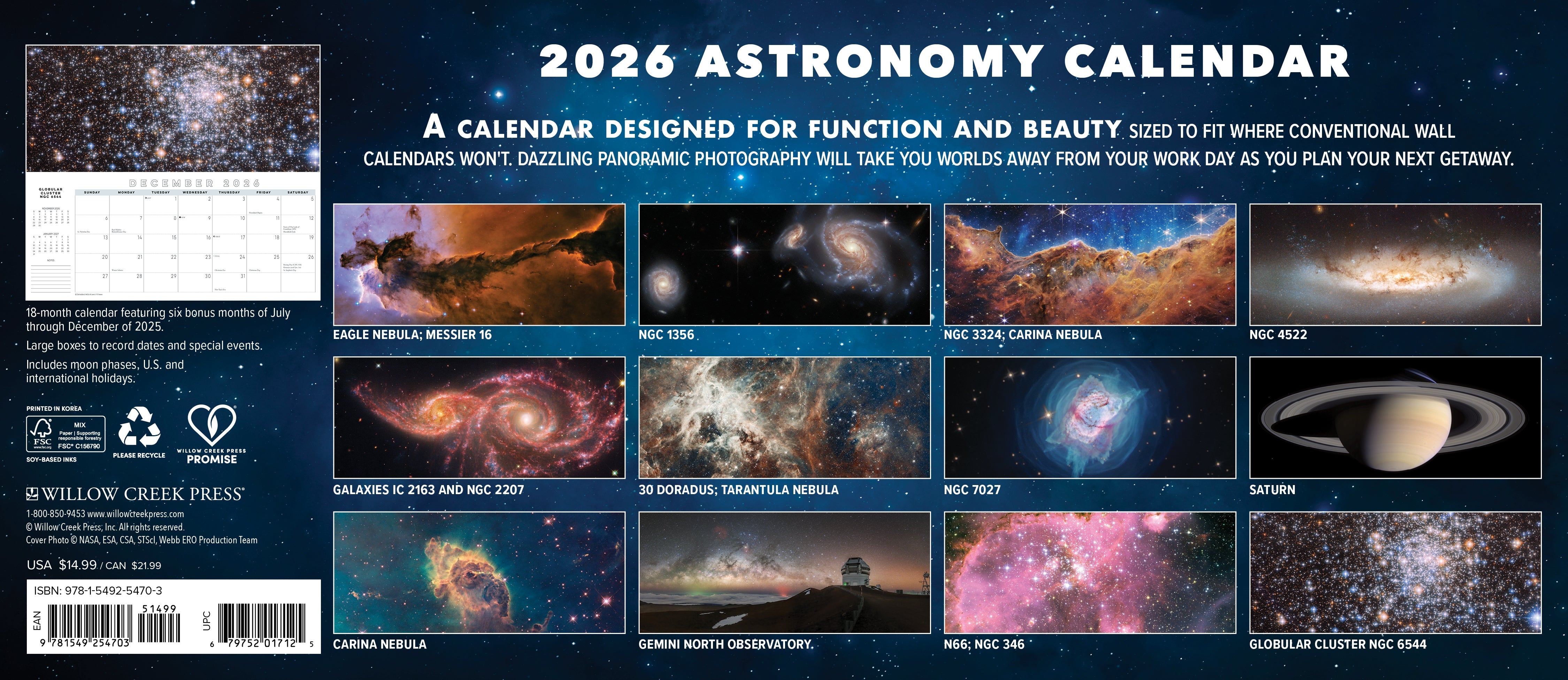 2026 Astronomy - Deluxe Wall