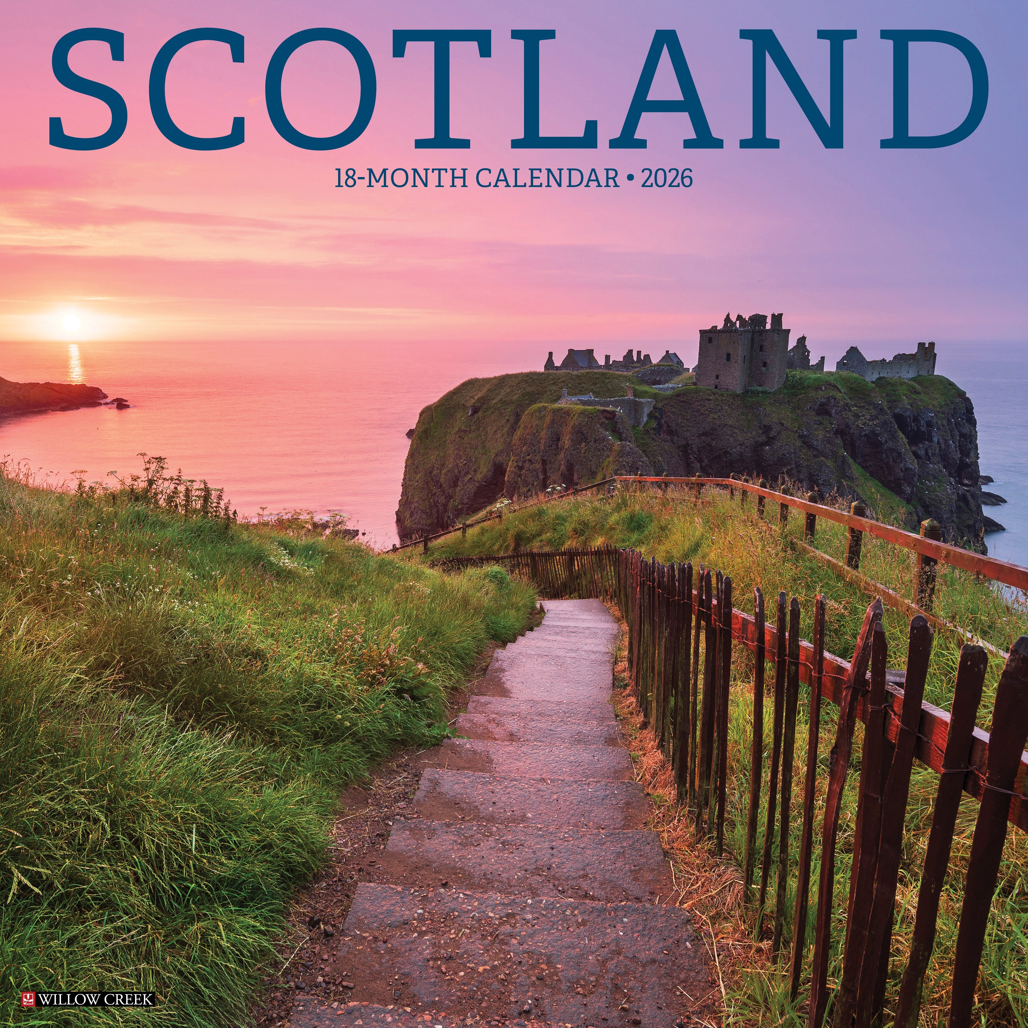 2026 Scotland - Square Wall Calendar