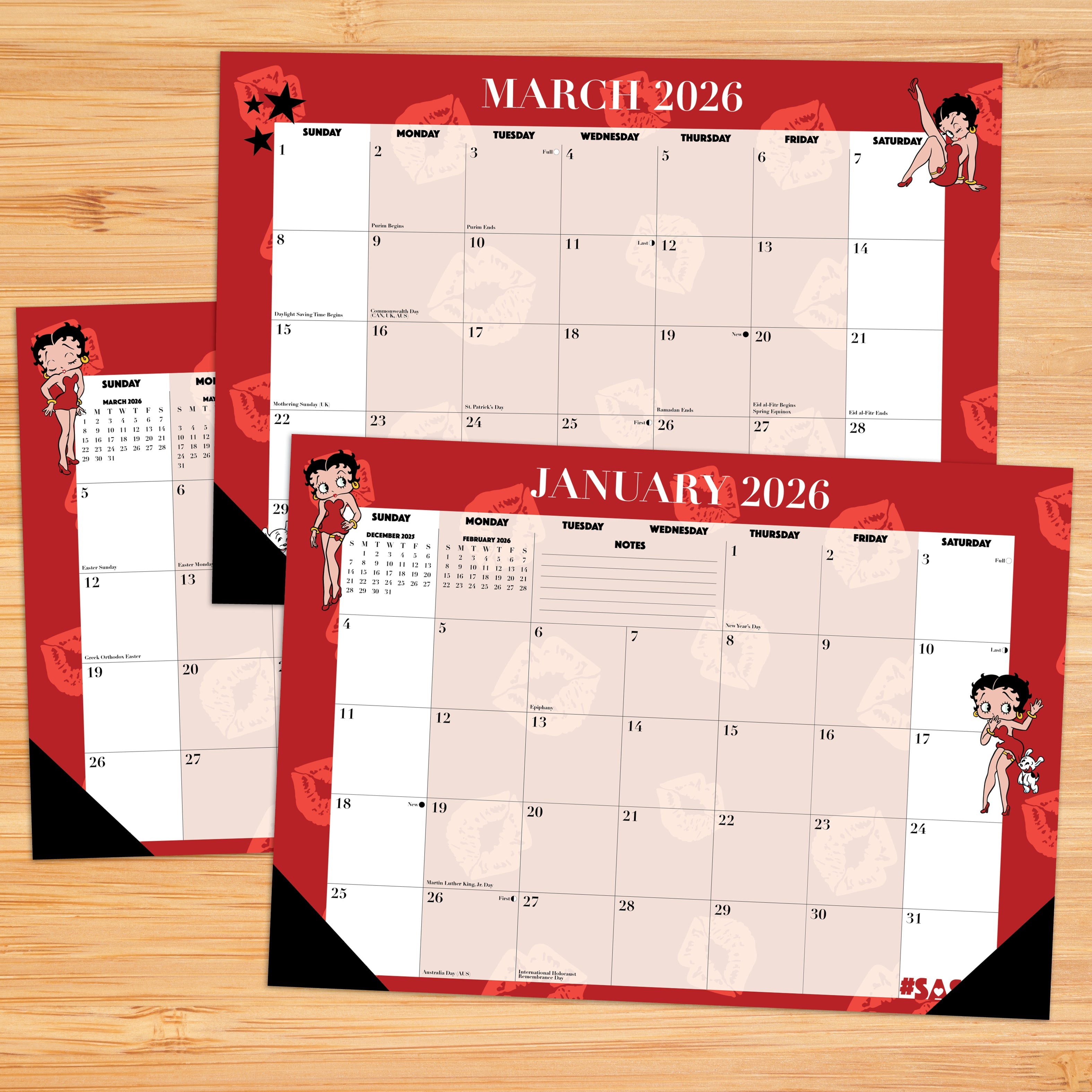 2026 Betty Boop - Desk Pad