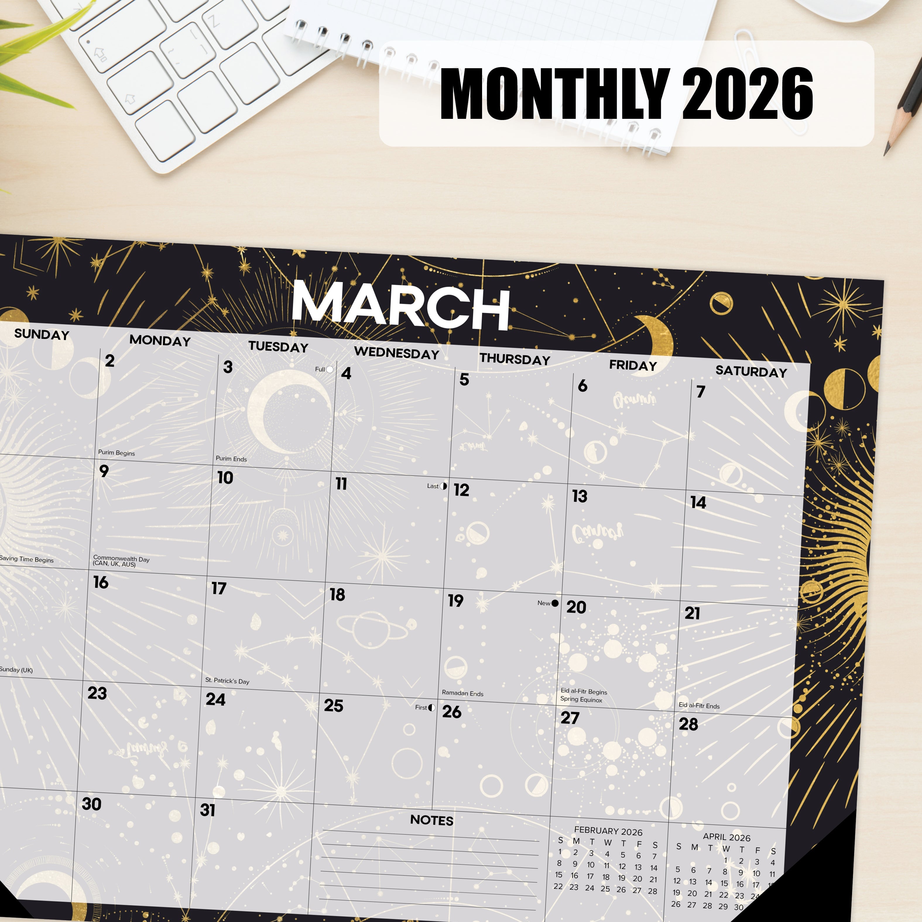 2026 Celestial - Desk Pad