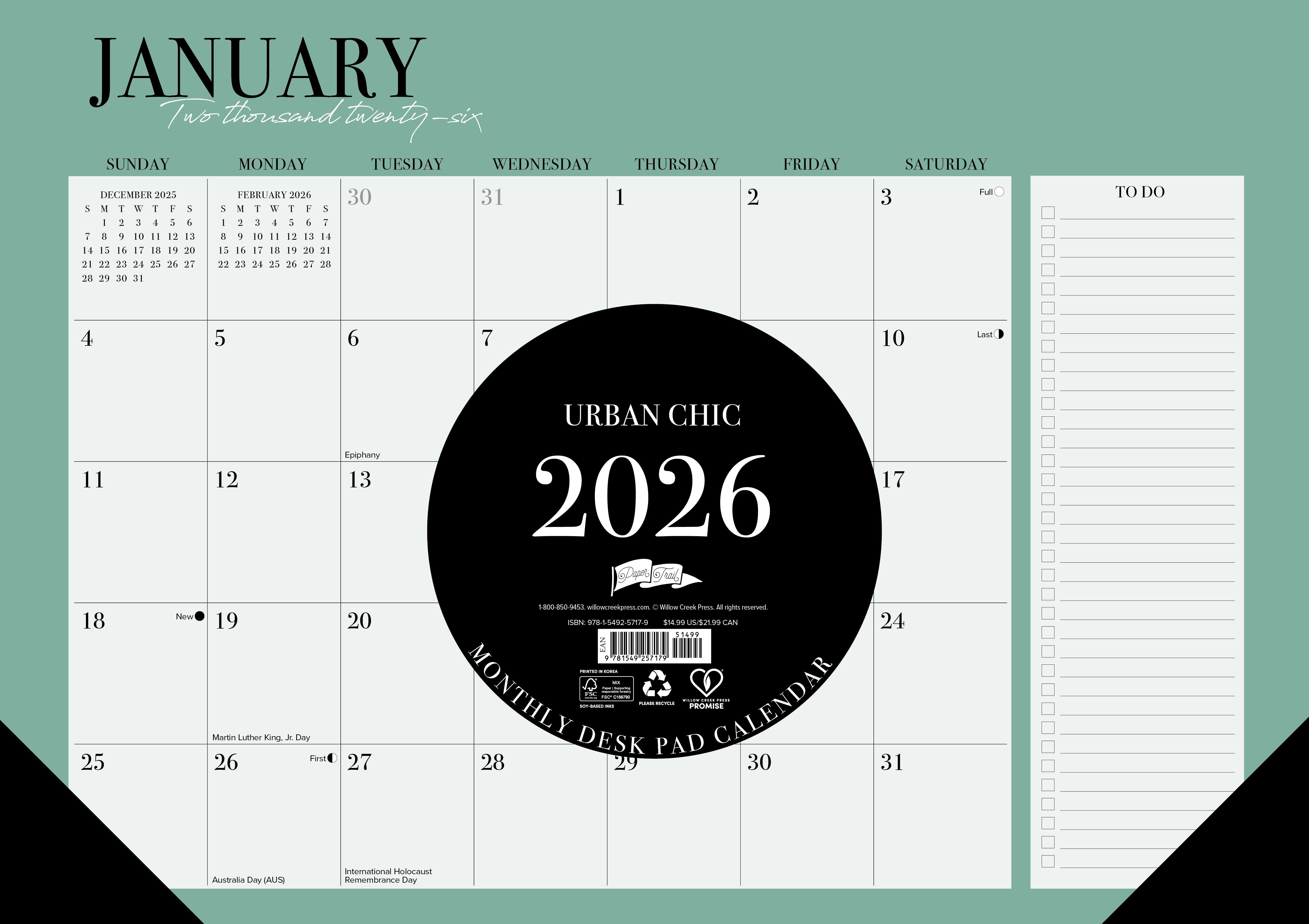 2026 Urban Chic - Desk Pad