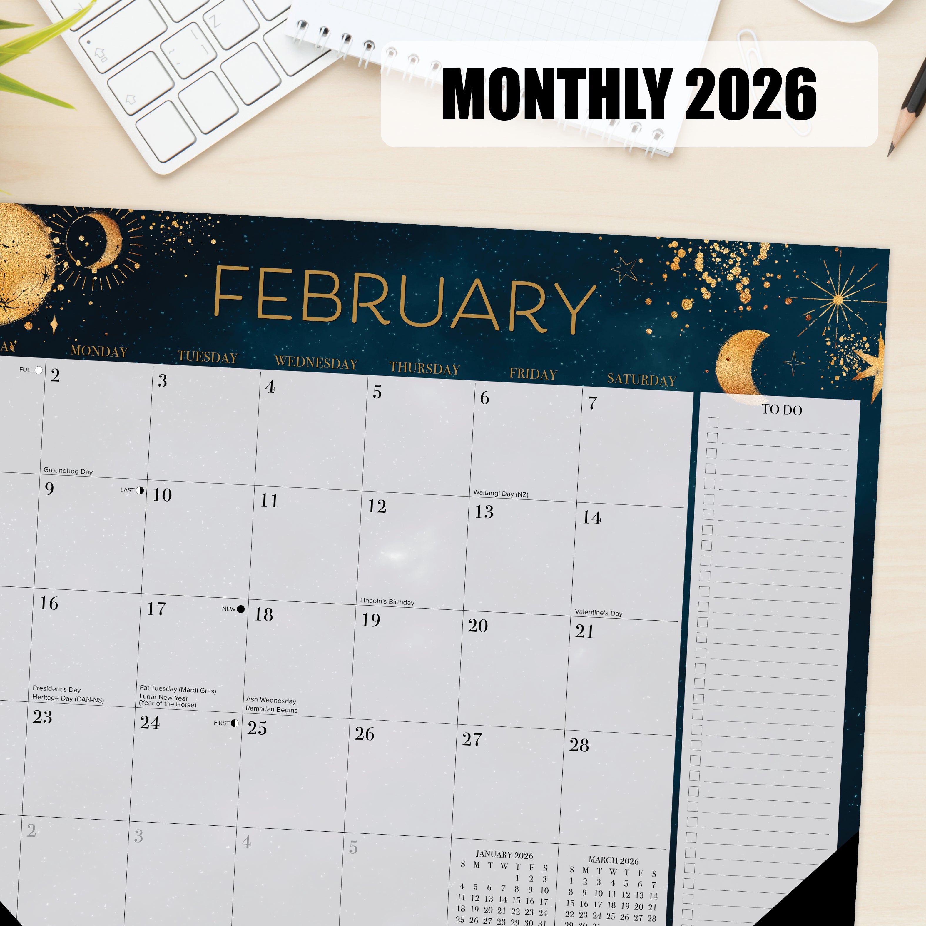 2026 Moon Magic - Desk Pad