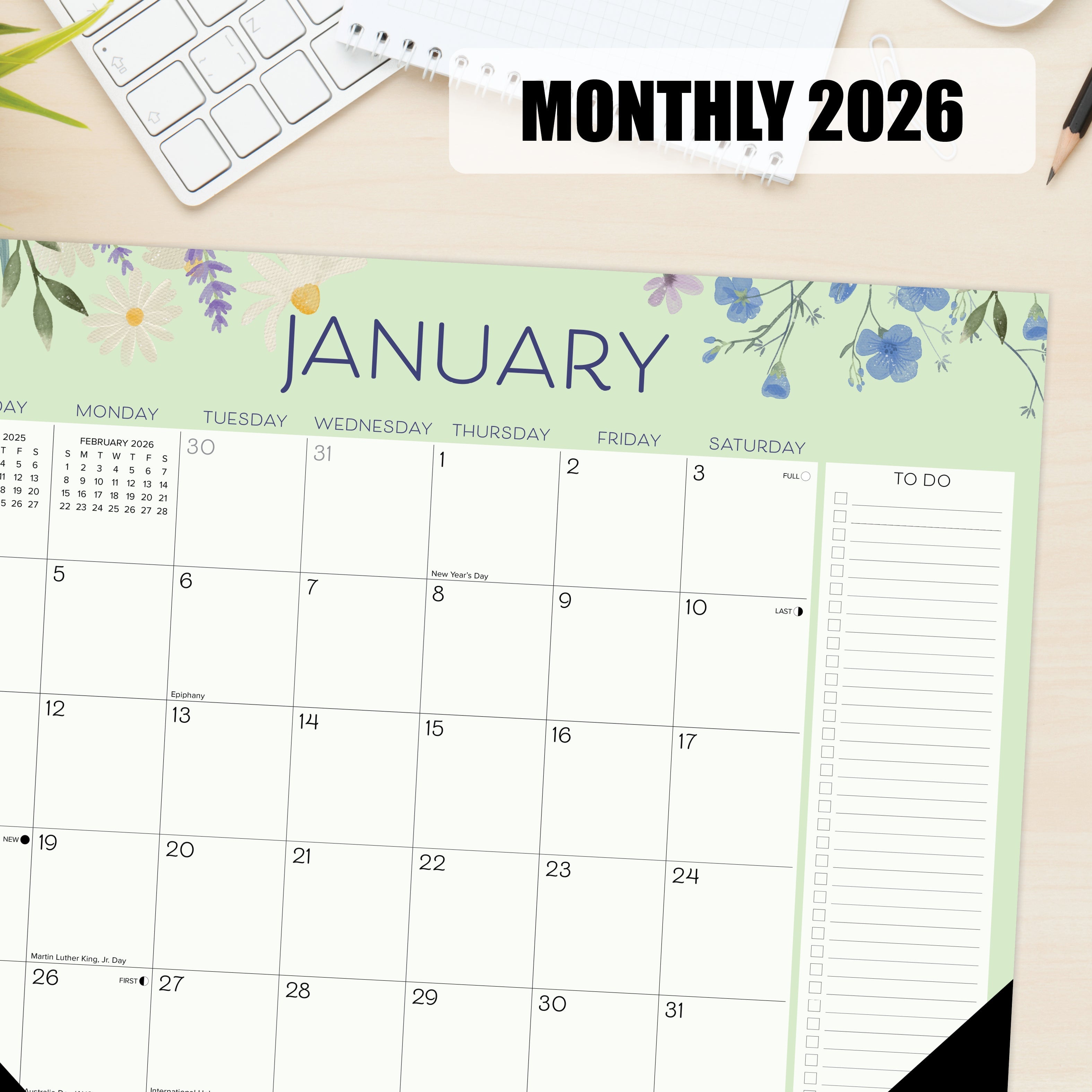 2026 Wildflowers - Desk Pad