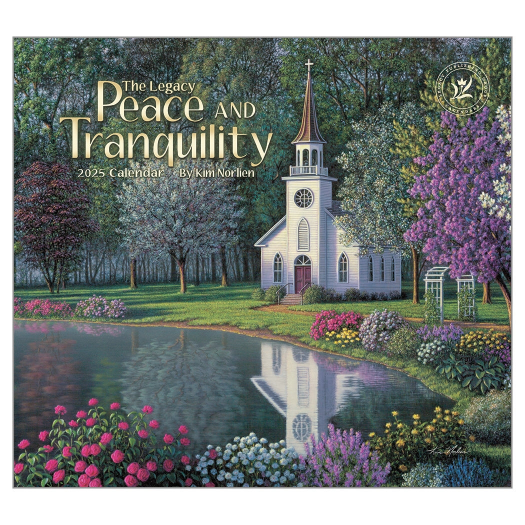 2025 Peace And Tranquility - Legacy Deluxe Wall Calendar