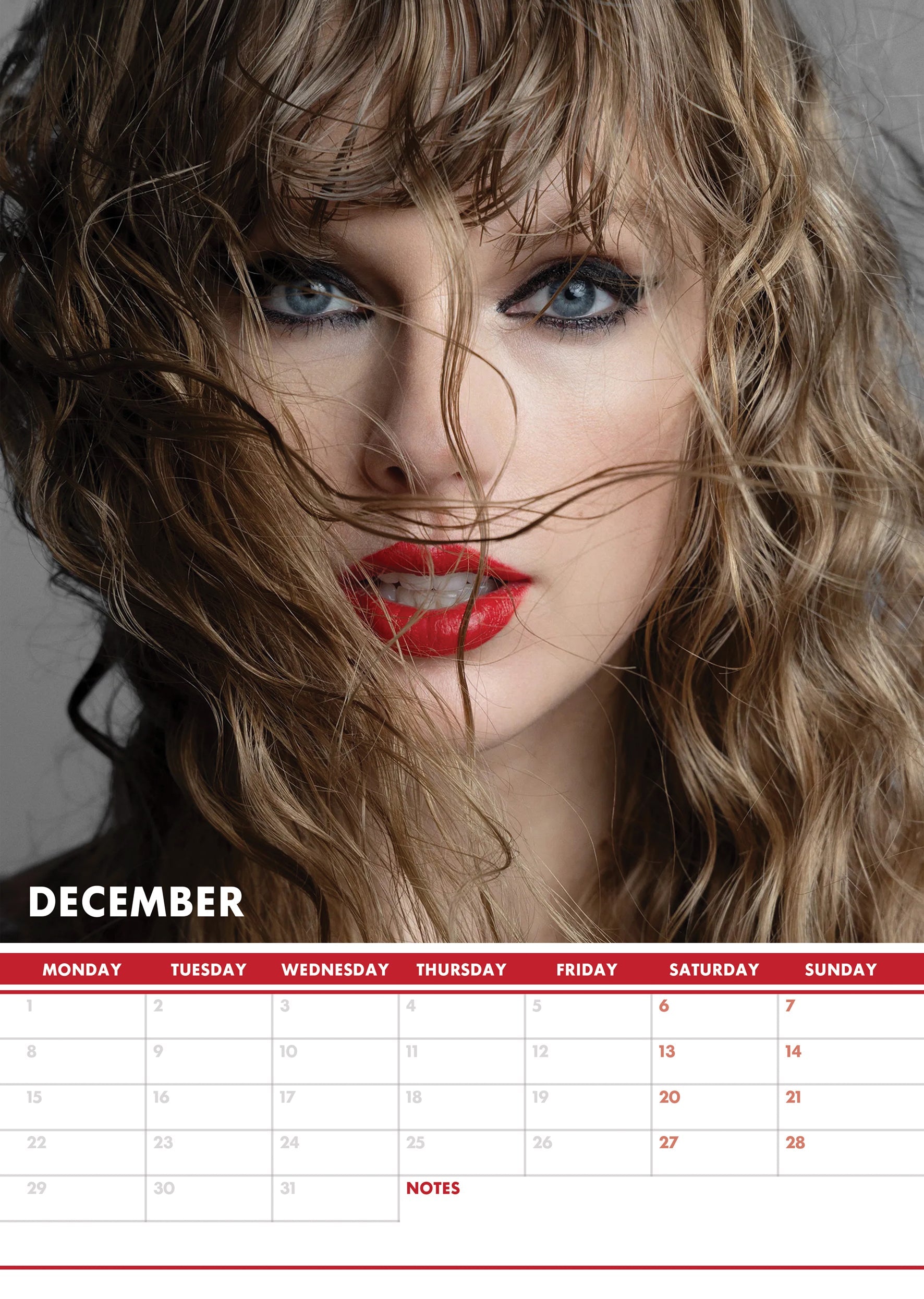 2025 Taylor Swift - A3 Wall Calendar