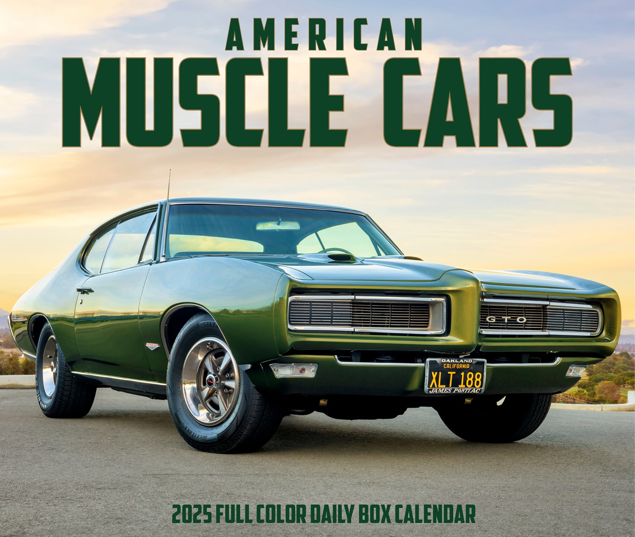 2025 American Muscle Cars - Daily Boxed Page-A-Day Calendar