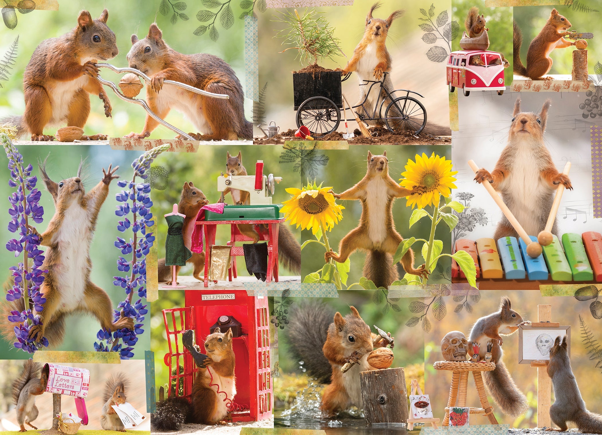 Gettin' Squirrelly 1000 Piece - Jigsaw Puzzle