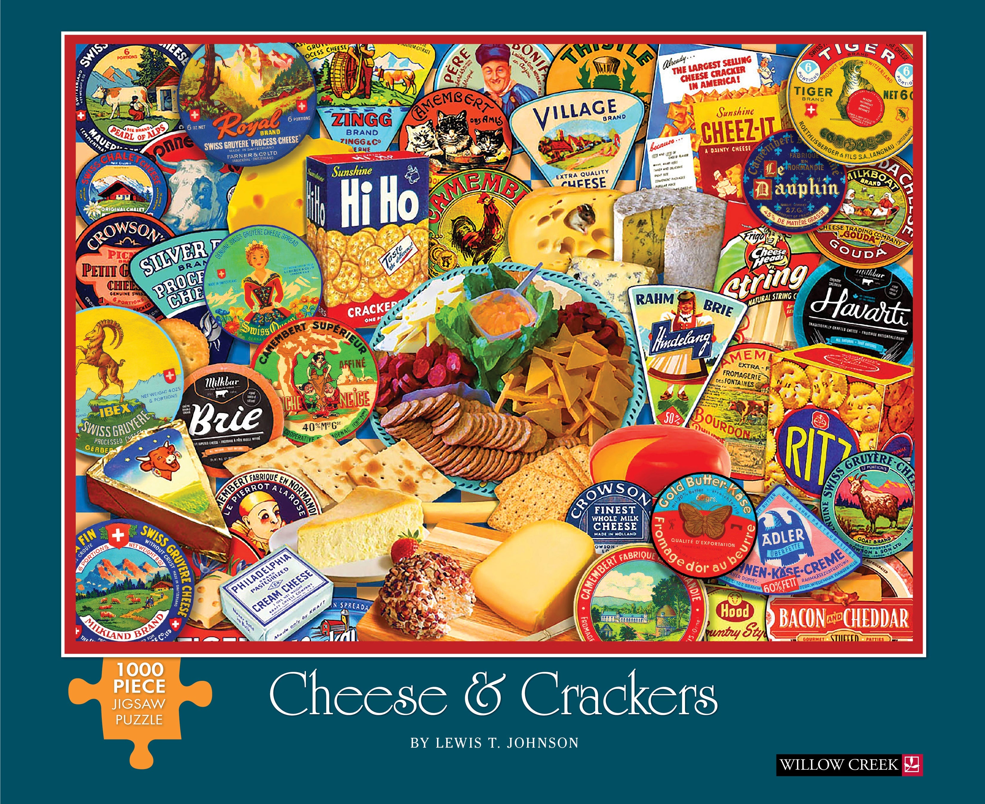 Cheese & Crackers 1000 Piece - Jigsaw Puzzle