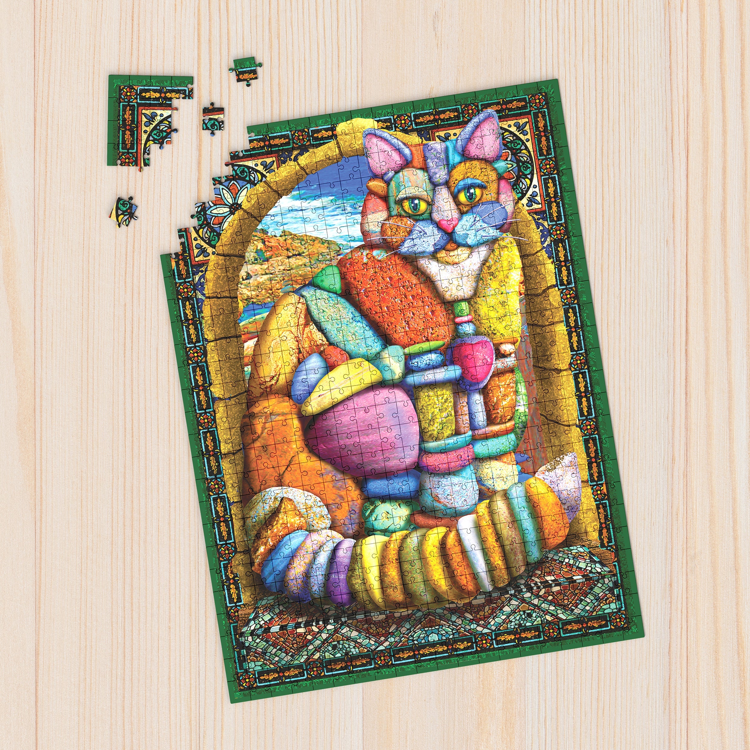 Cairn Stone Cat 1000 Piece - Jigsaw Puzzle