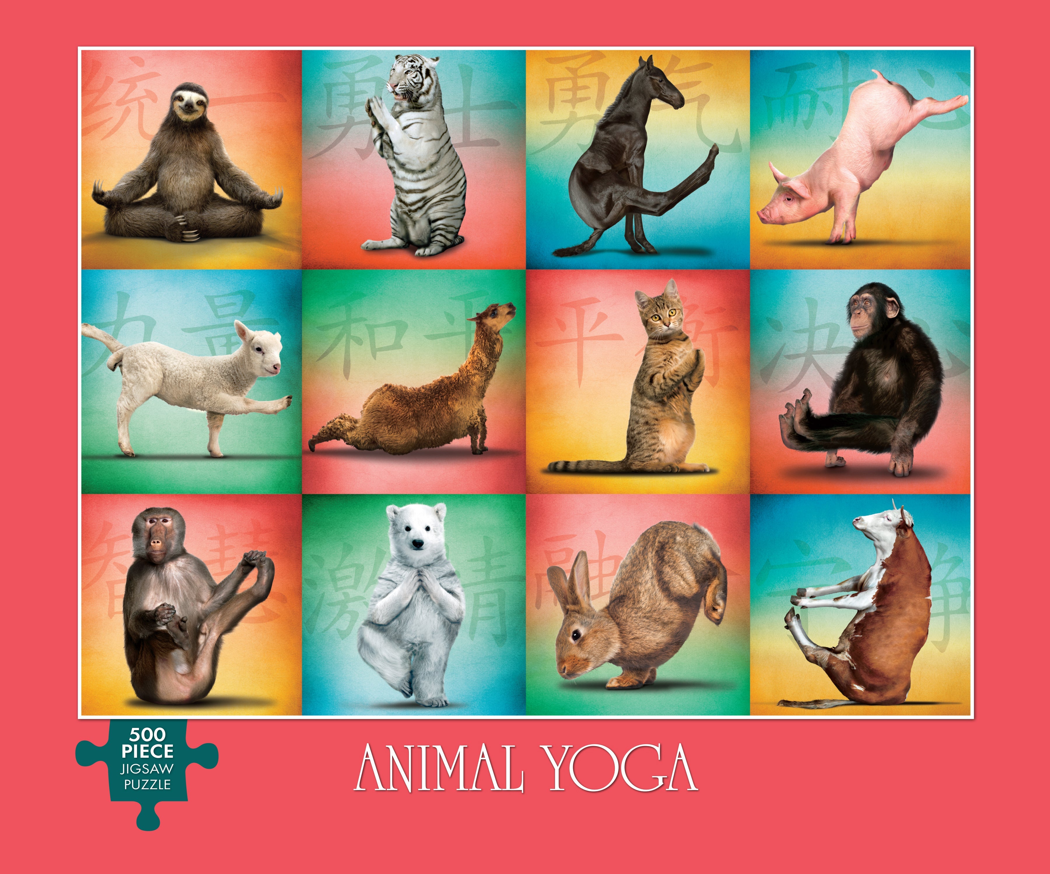 Animal Yoga 500 Piece - Jigsaw Puzzle