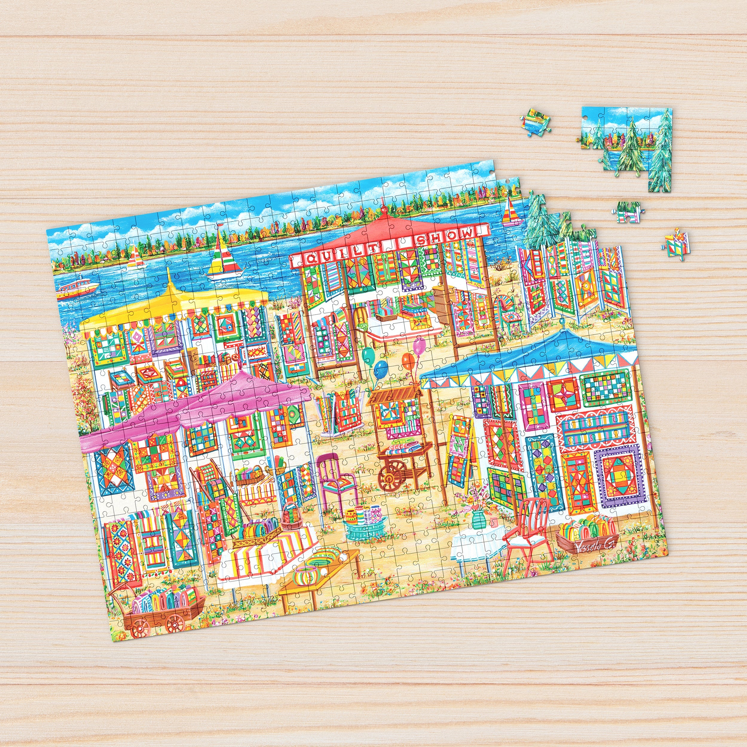 Beach Market 1000 Piece - Jigsaw Puzzle